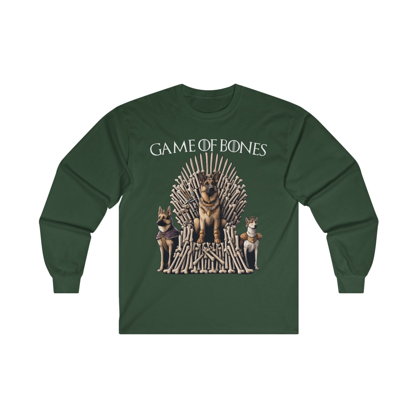 Game of Bones Long Sleeve Shirt (4 colors) (German Shepherd)