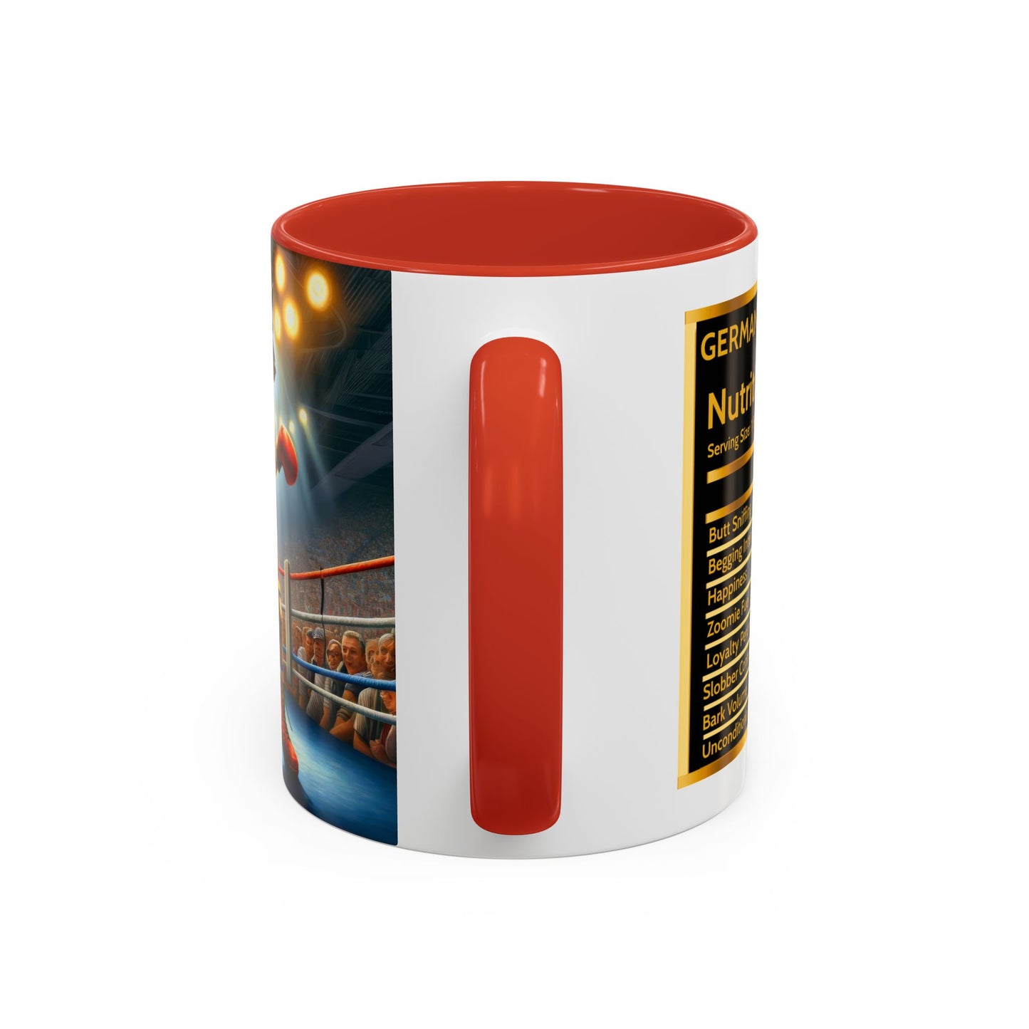 German Shepherd Boxing Coffee Mug