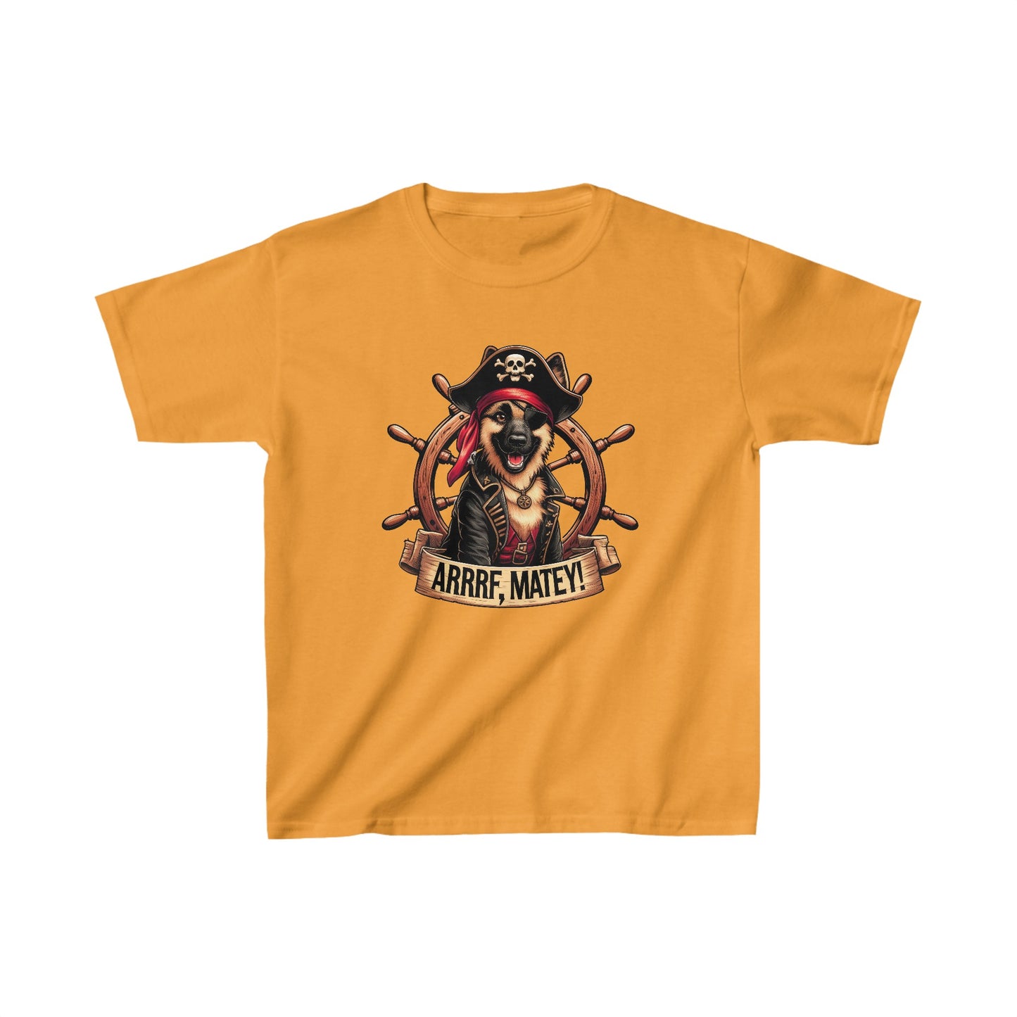 ARRRF, Matey Kids Size T-Shirt (Multi colors) (German Shepherd)