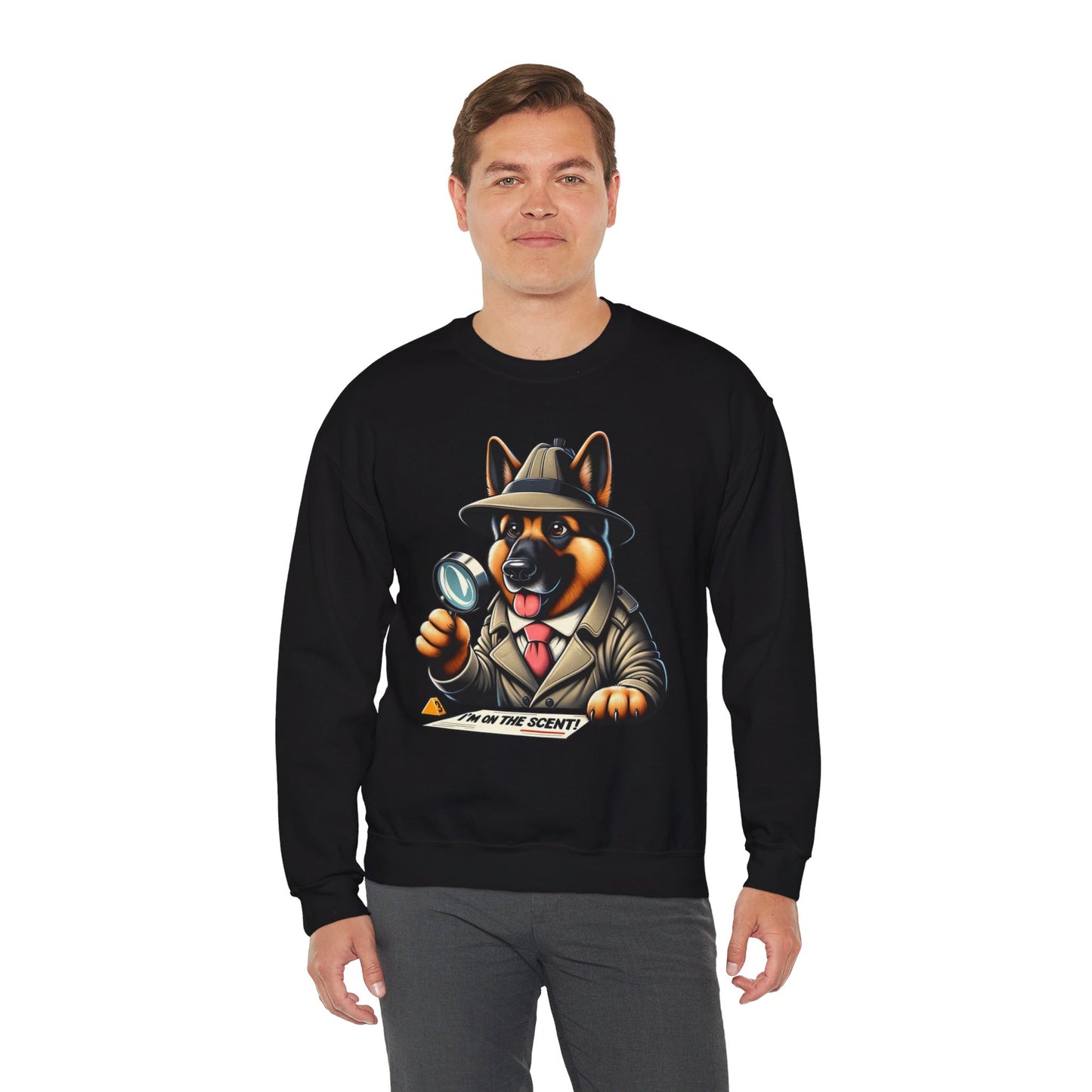 I'm on the Scent Sweatshirt (10 colors) (German Shepherd)