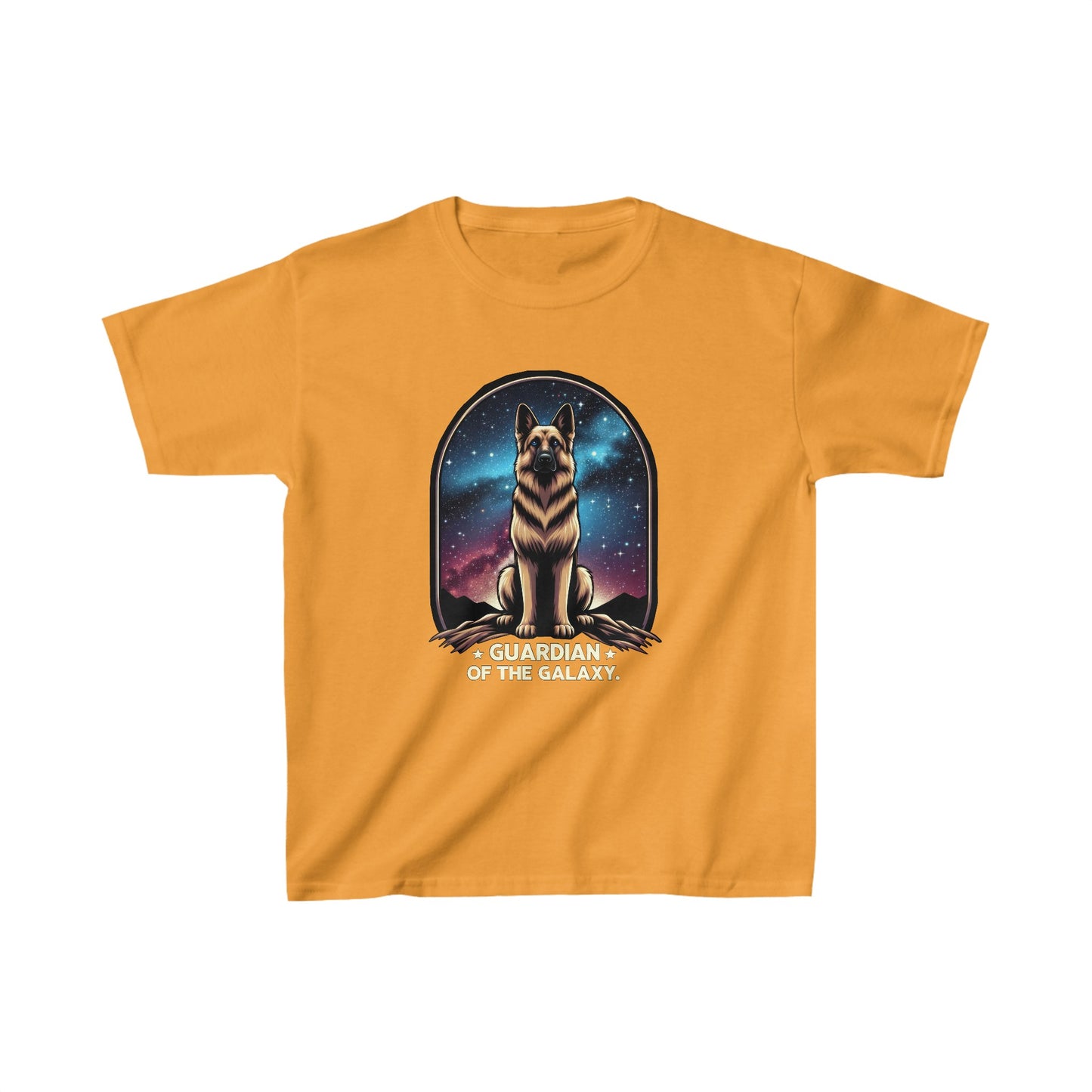 Guardian of the Galaxy Kids Size T-Shirt (Multi colors) (German Shepherd)