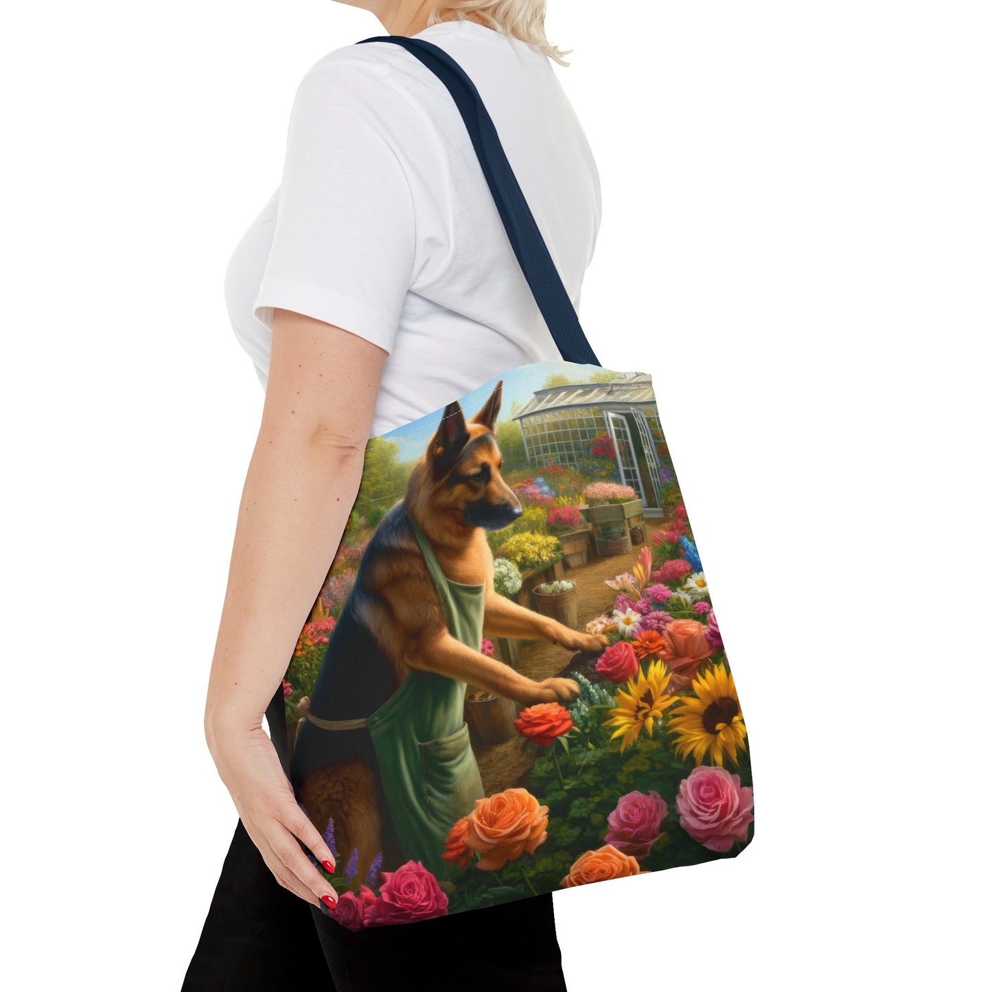 German Shepherd Gardening Tote Bag