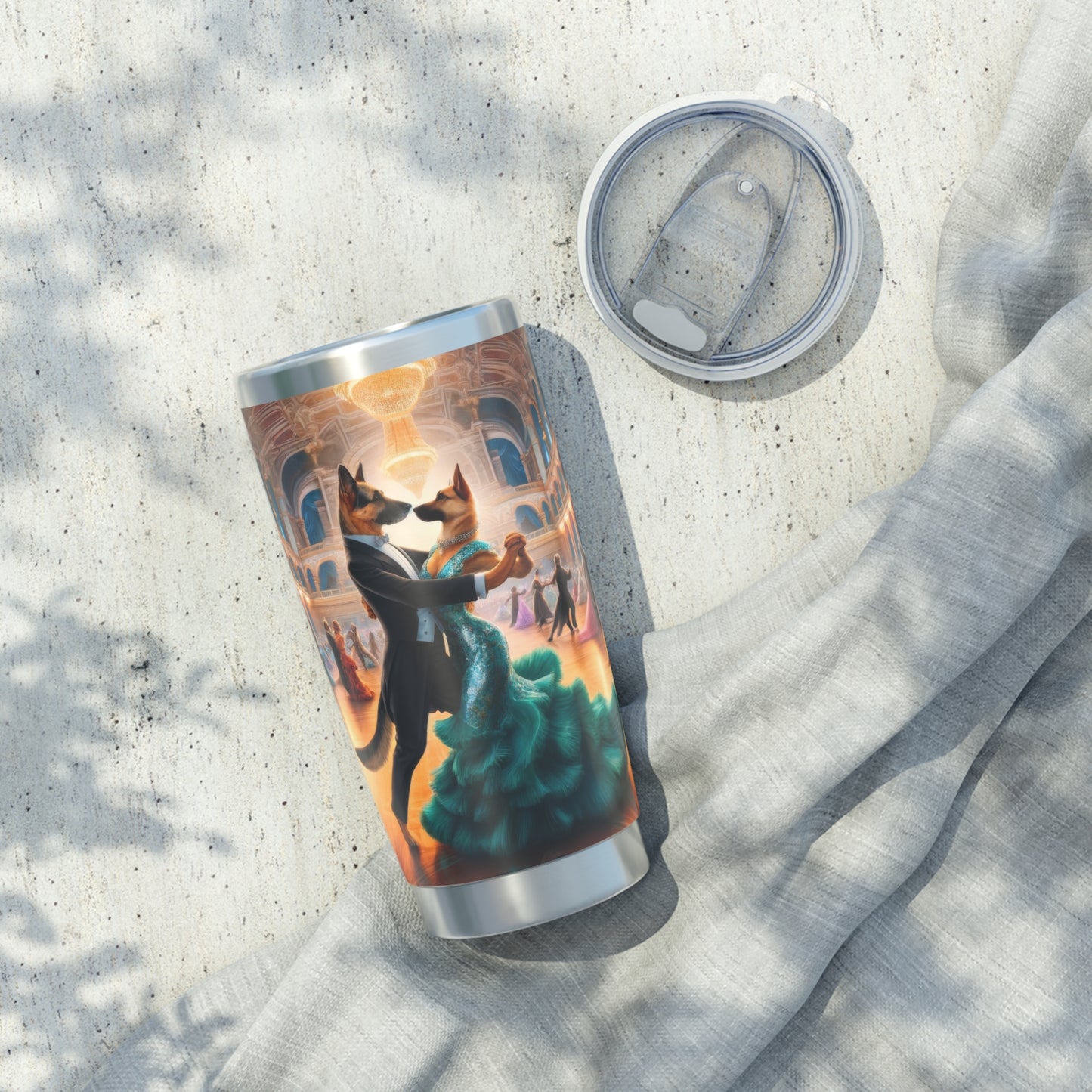 Dancing German Shepherds 20oz Tumbler