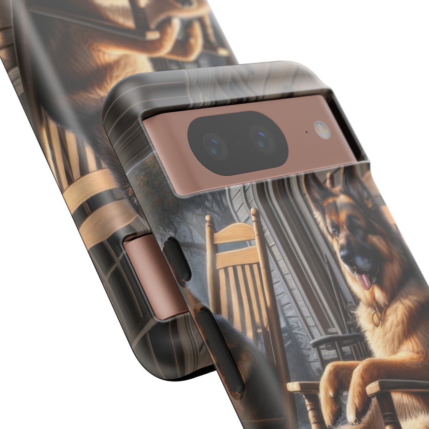 German Shepherd on the Porch Tough Phone Case