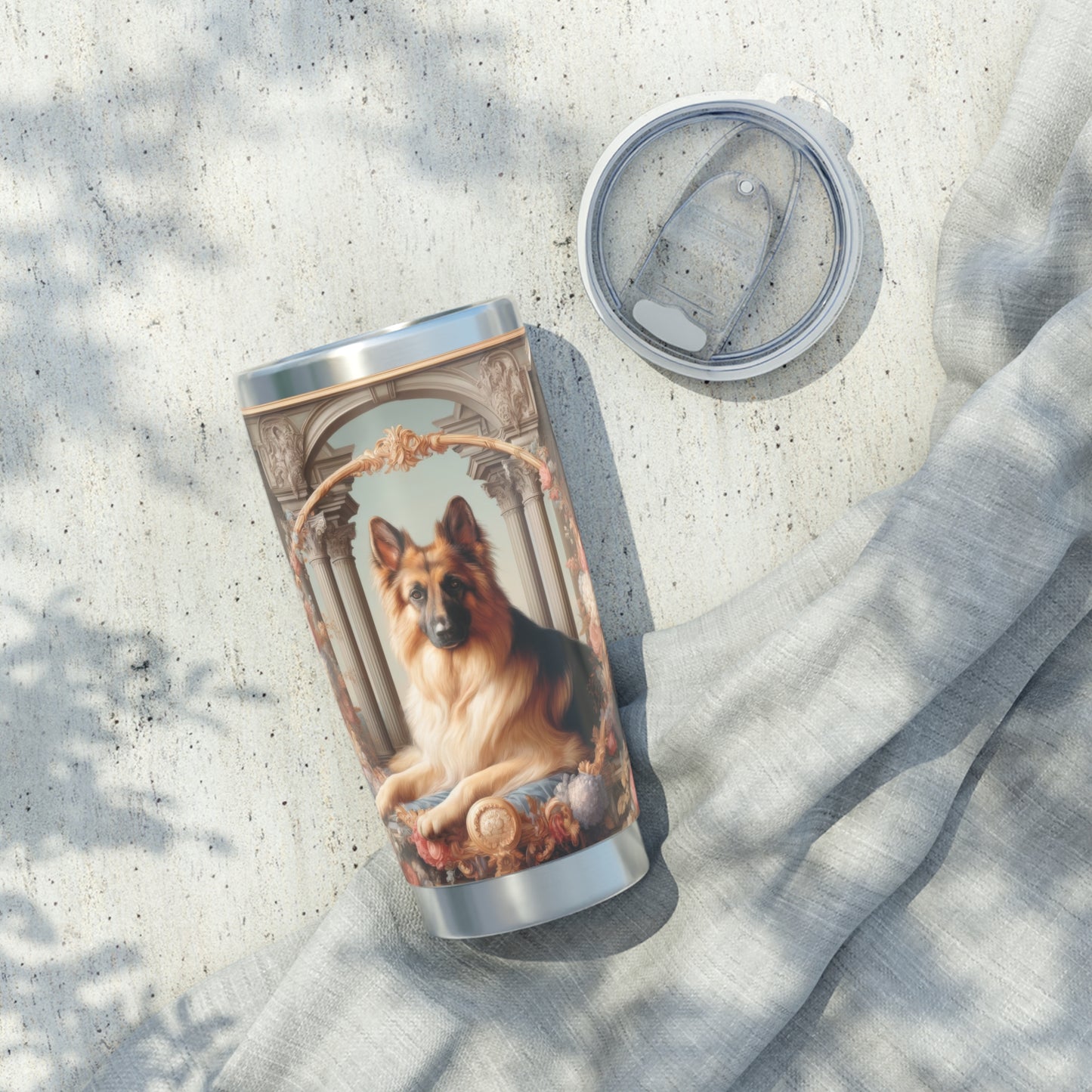 Neo-classical German Shepherd 20oz Tumbler