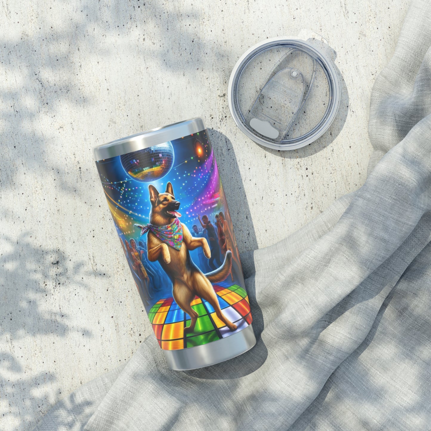 German Shepherd Dancing 20oz Tumbler