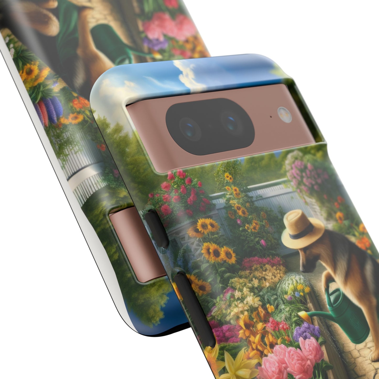 German Shepherd Gardening Phone Case