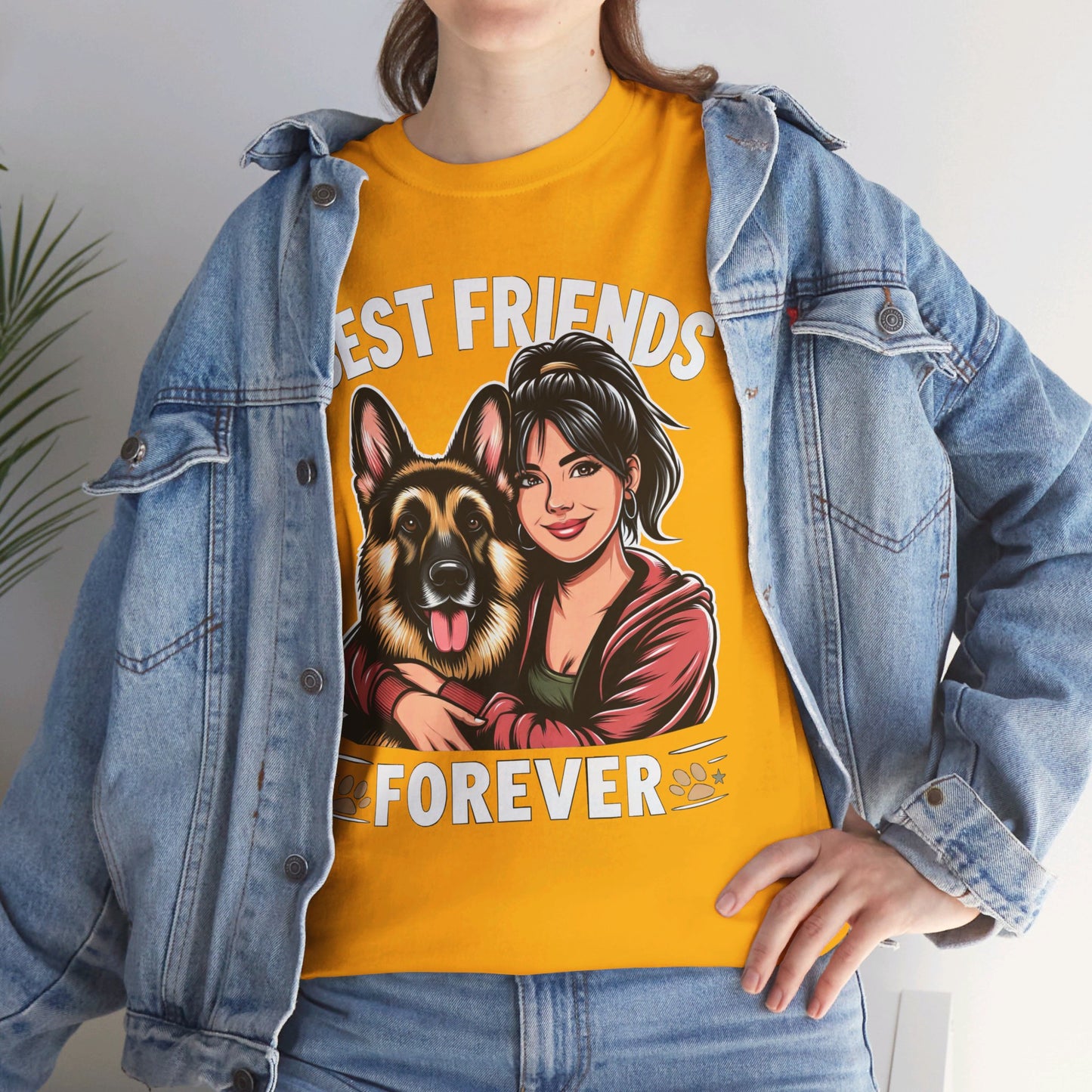 Best Friends Forever T-Shirt (13 colors) (German Shepherd)