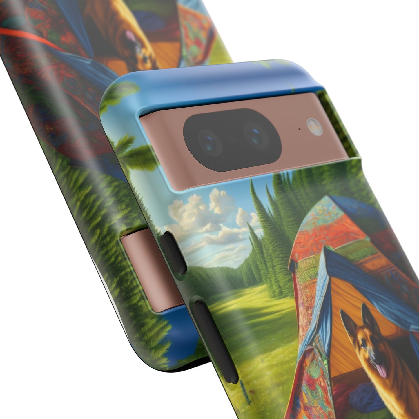 German Shepherd Camping Phone Case