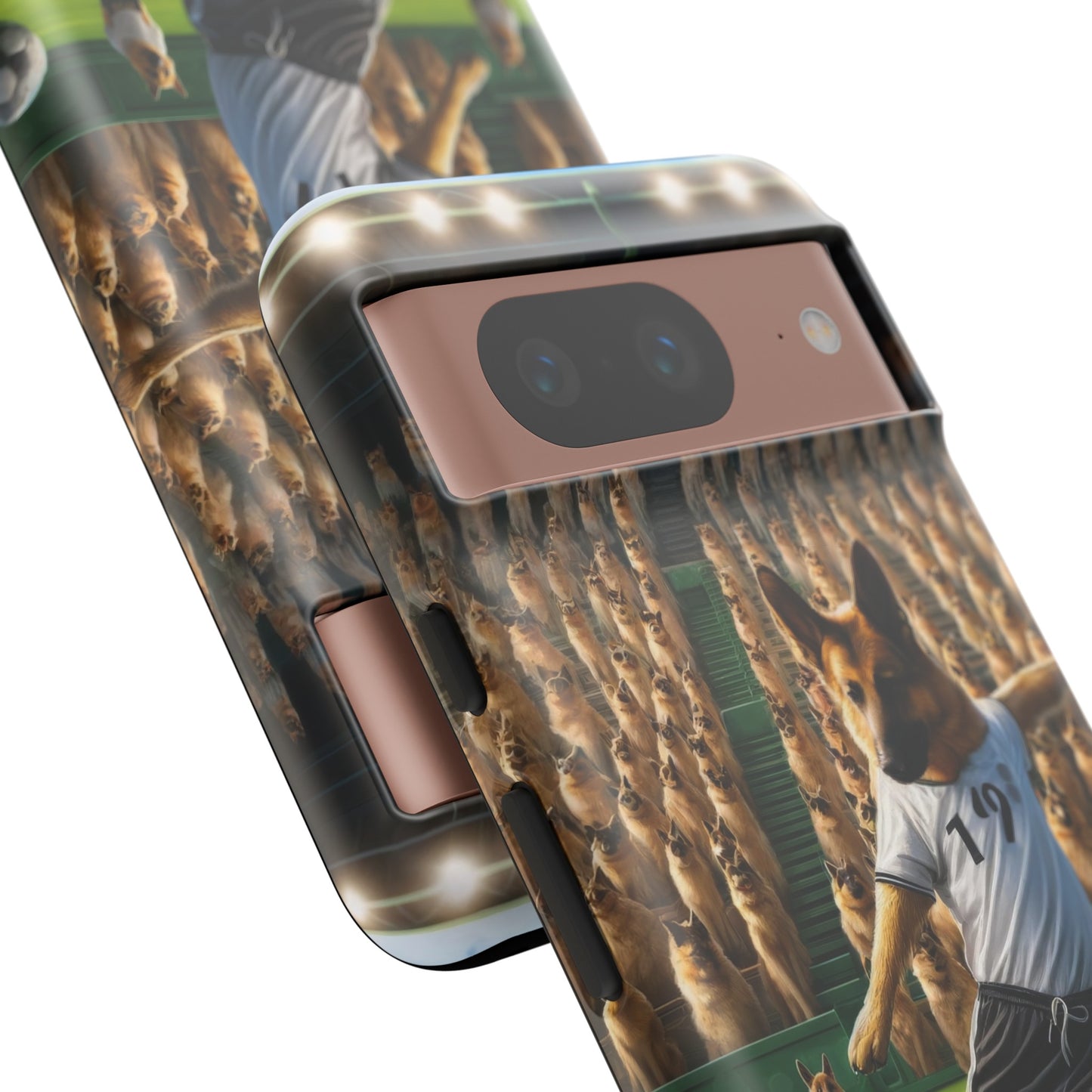 German Shepherd Playing Soccer Tough Phone Case