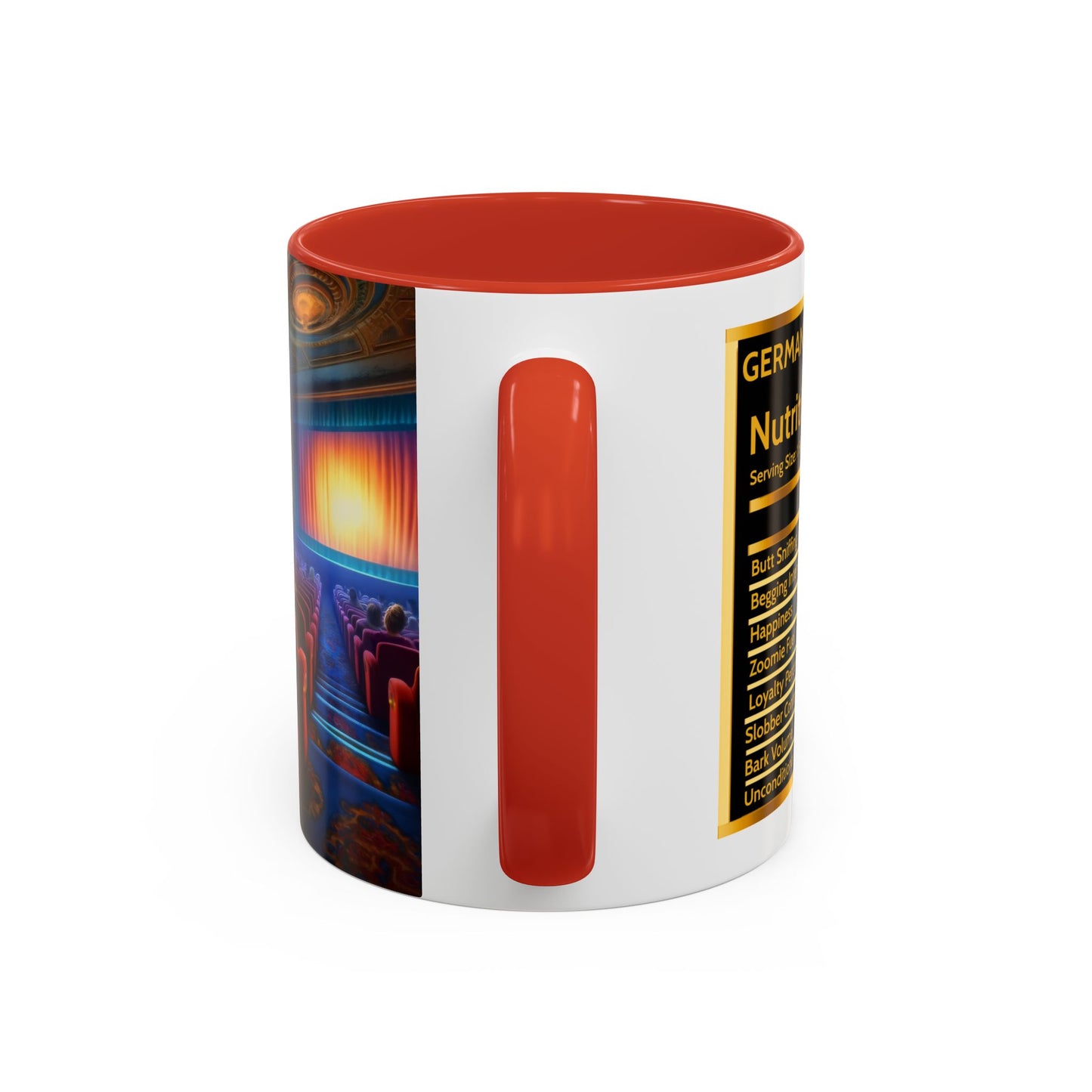 German Shepherd In a Theater Coffee Mug