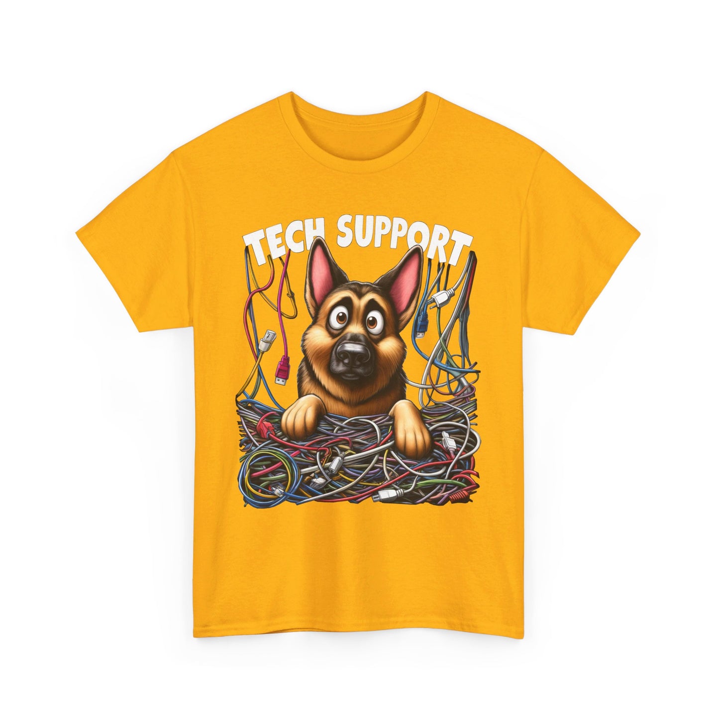 Tech Support T-Shirt (13 colors) (German Shepherd)