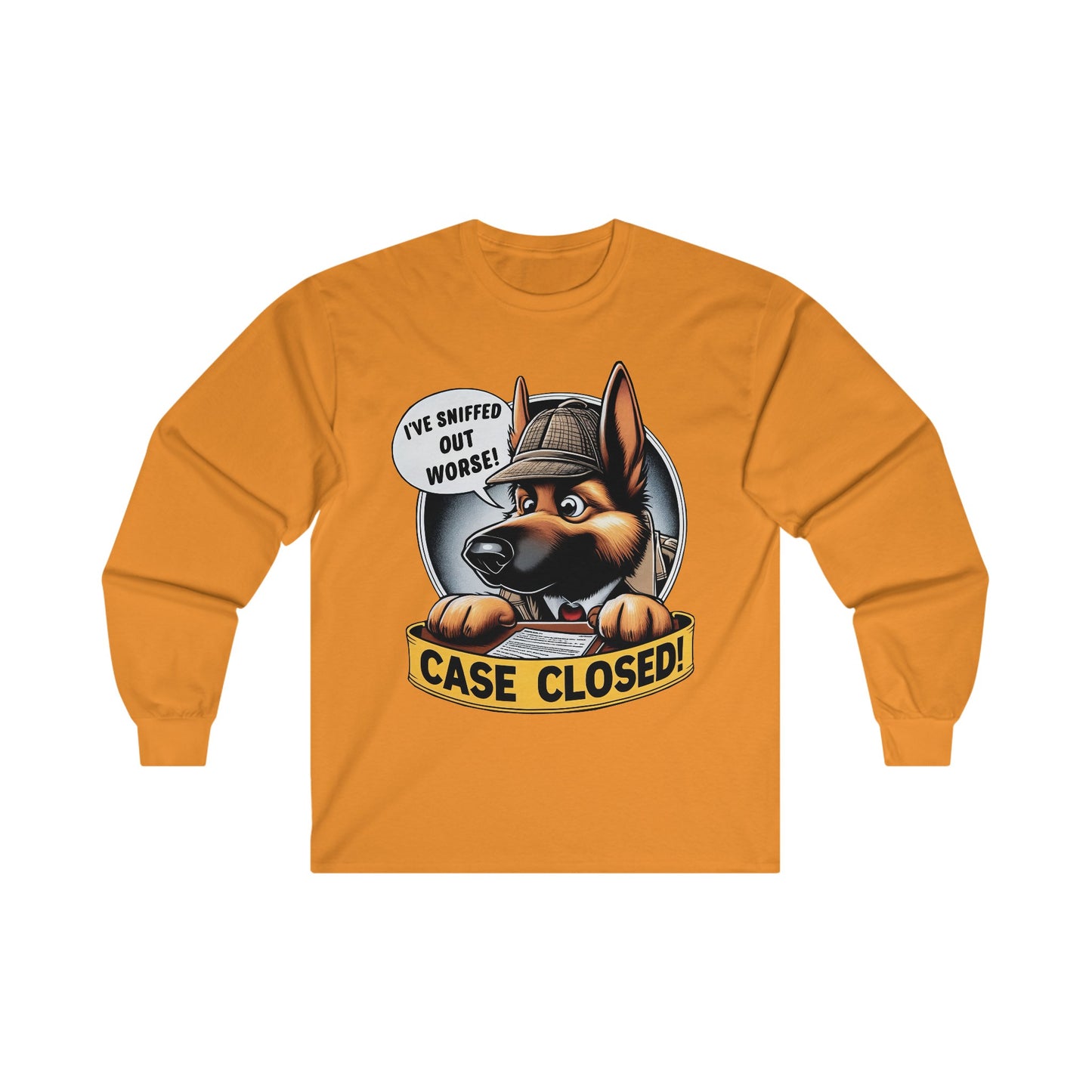 Case Closed Long Sleeve Shirt (20 colors) (German Shepherd)