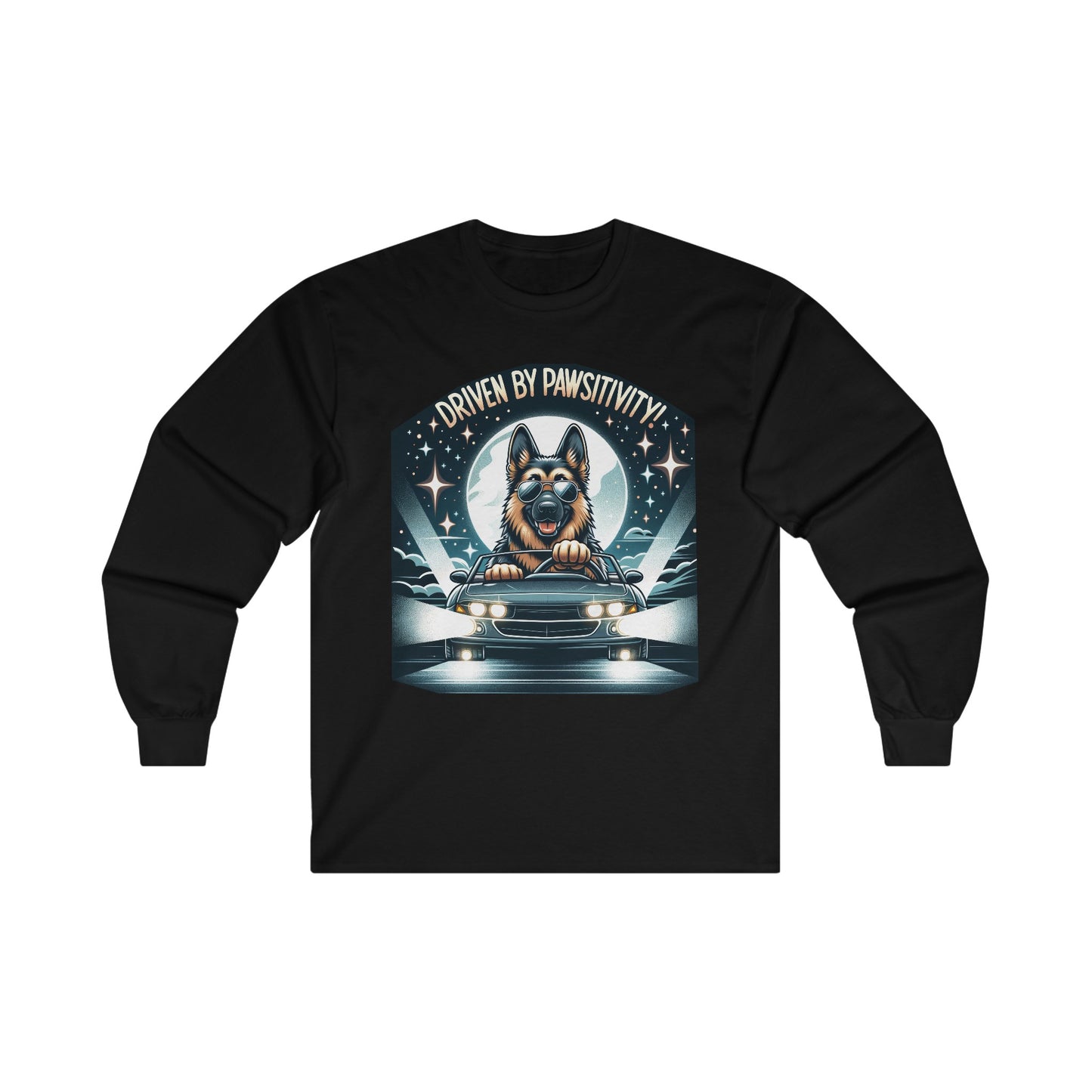 Driven BY Pawsitivity Long Sleeve Shirt (2 colors) (German Shepherd)