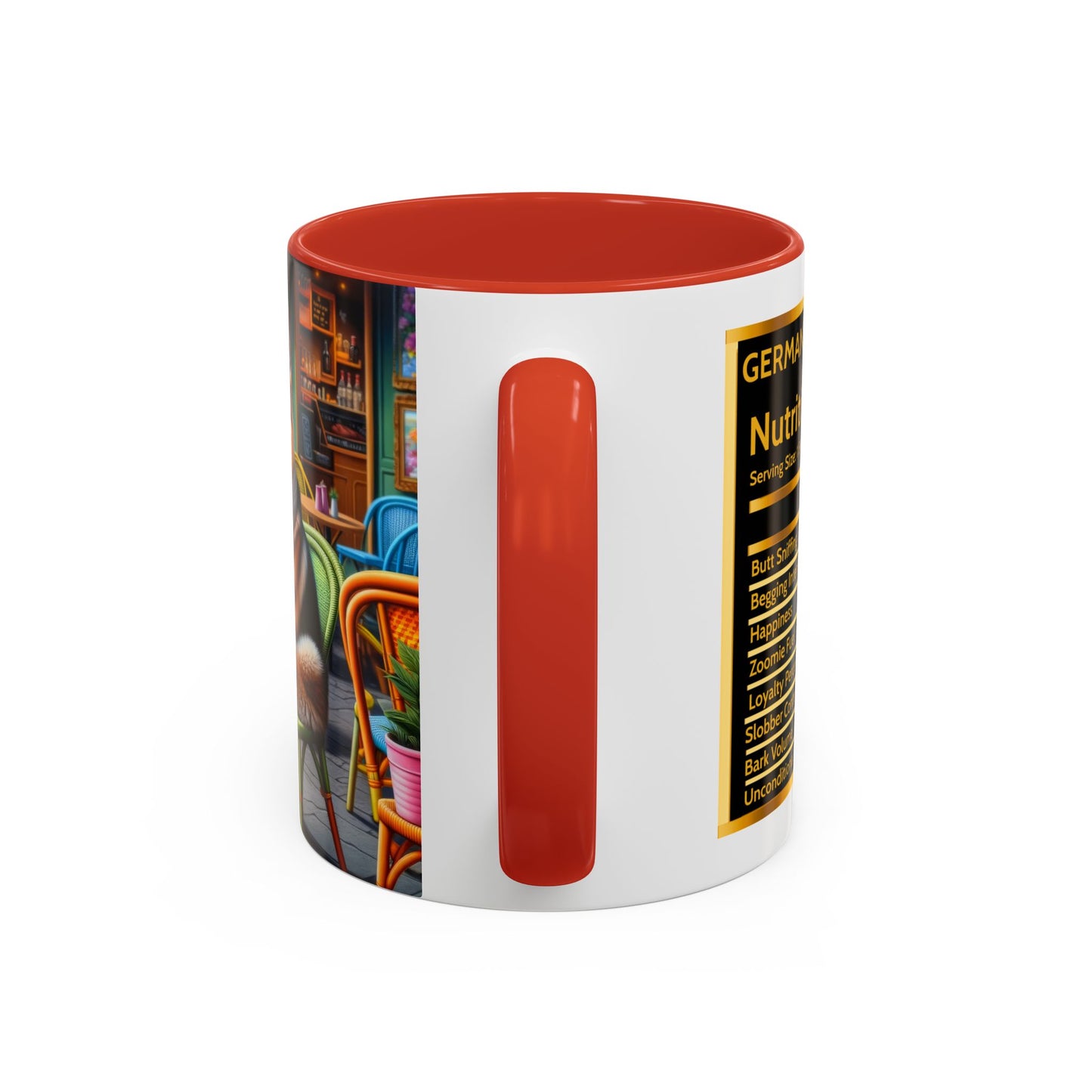 German Shepherd Drinking Coffee Coffee Mug