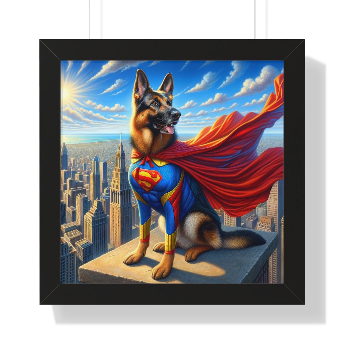 German Shepherd Framed Art