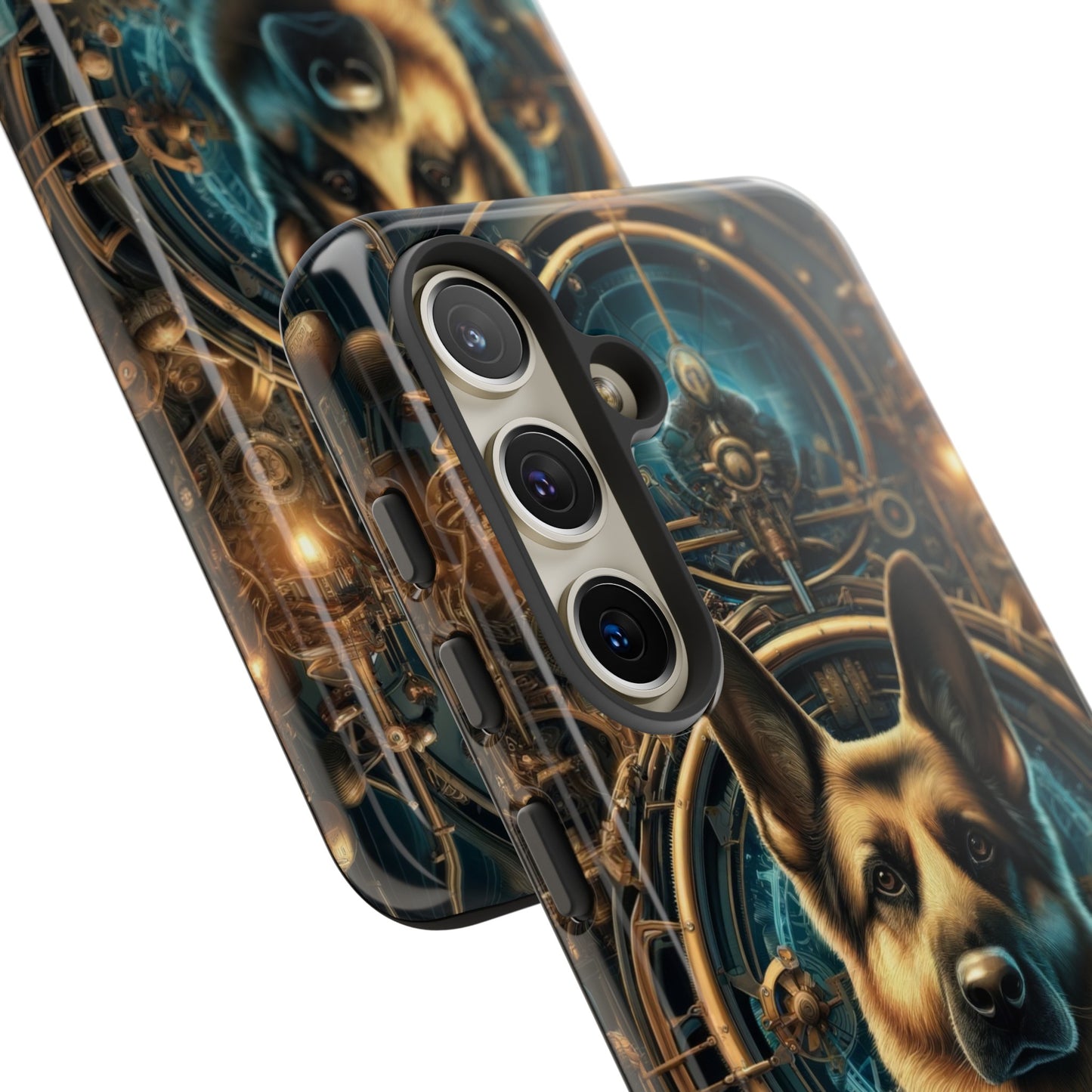 Steampunk Fantasy V2 German Shepherd Phone Case