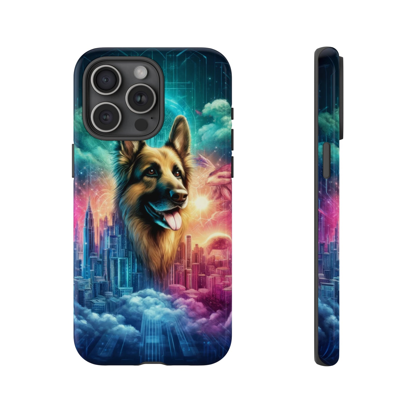 Dreamy fantasy German Shepherd Phone Case