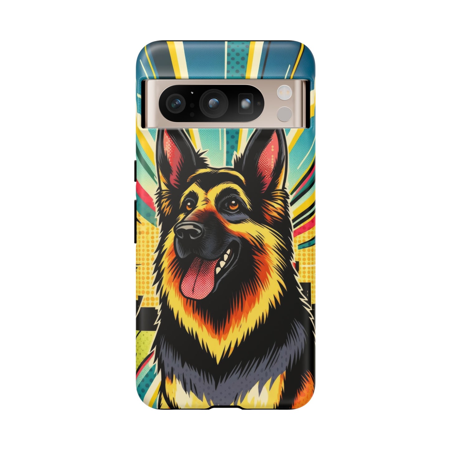 Comic style German Shepherd Phone Case