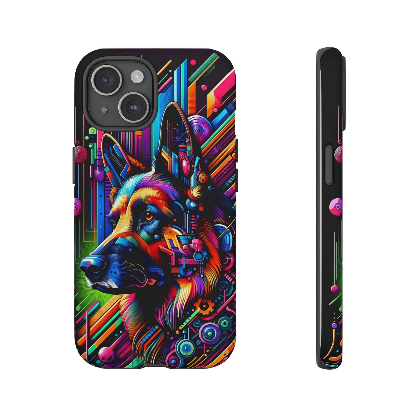 Constructivism and dadaism German Shepherd Phone Case