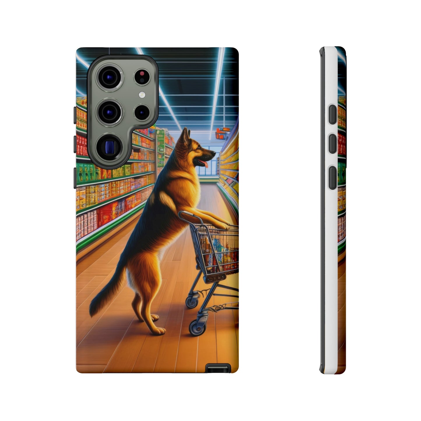 German Shepherd Shopping Phone Case