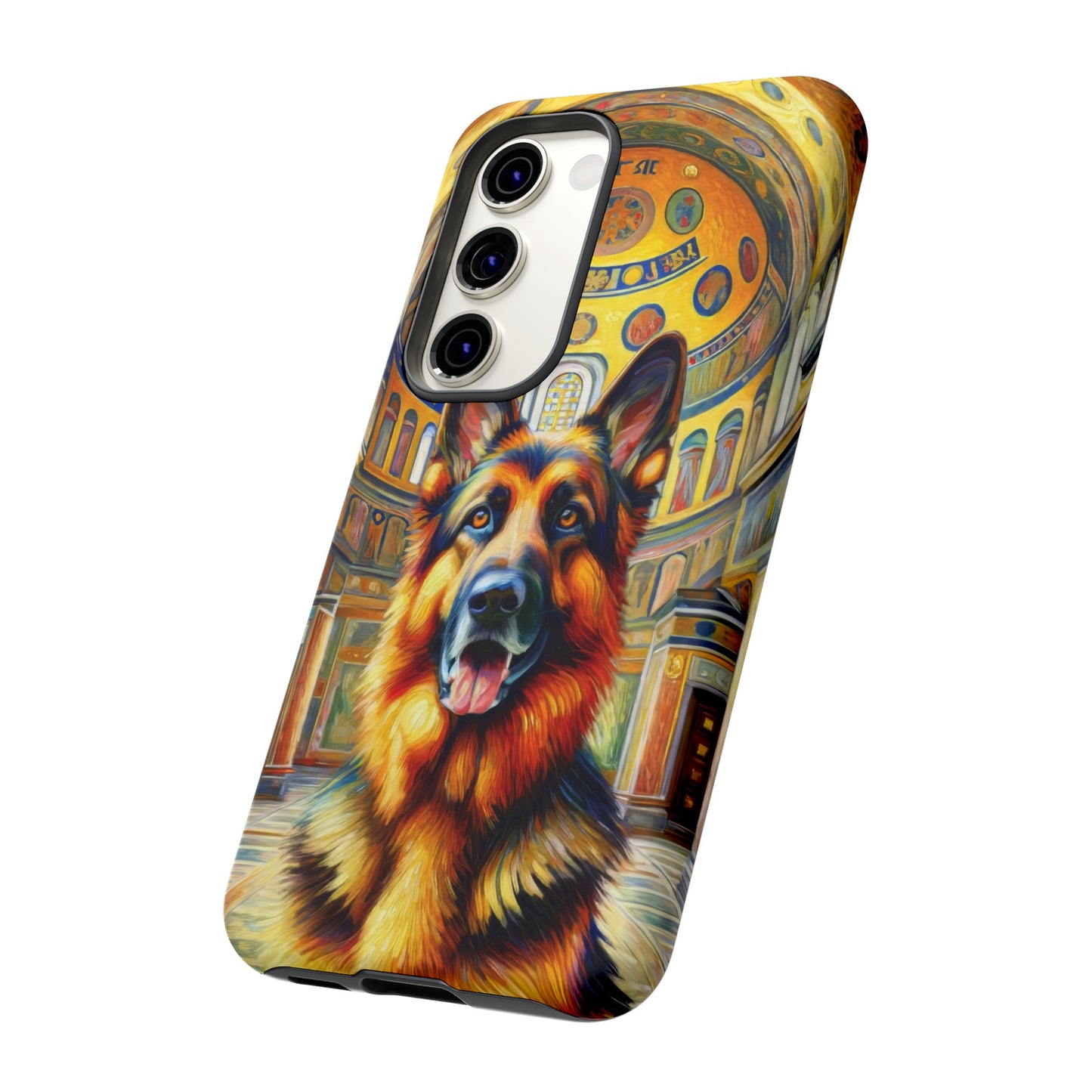 Neo-impressionist German Shepherd Phone Case