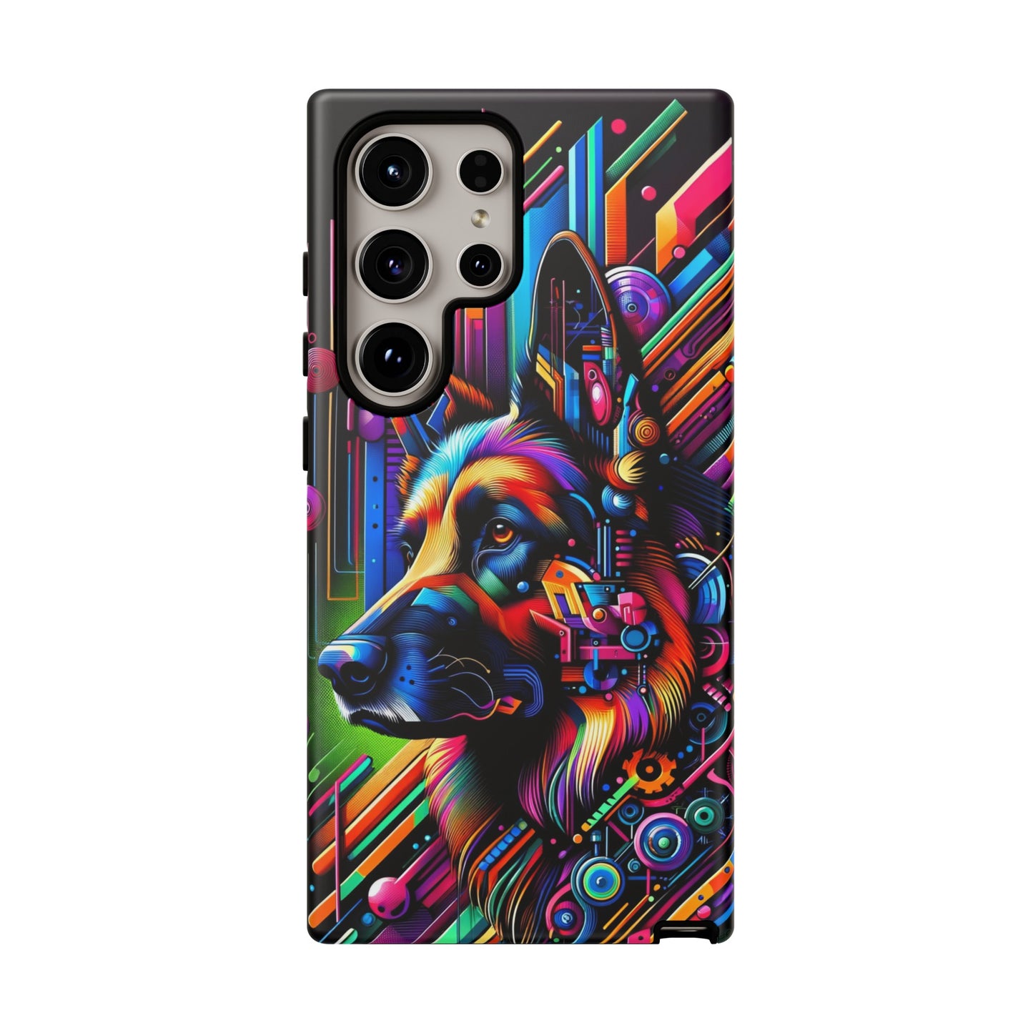 Constructivism and dadaism German Shepherd Phone Case