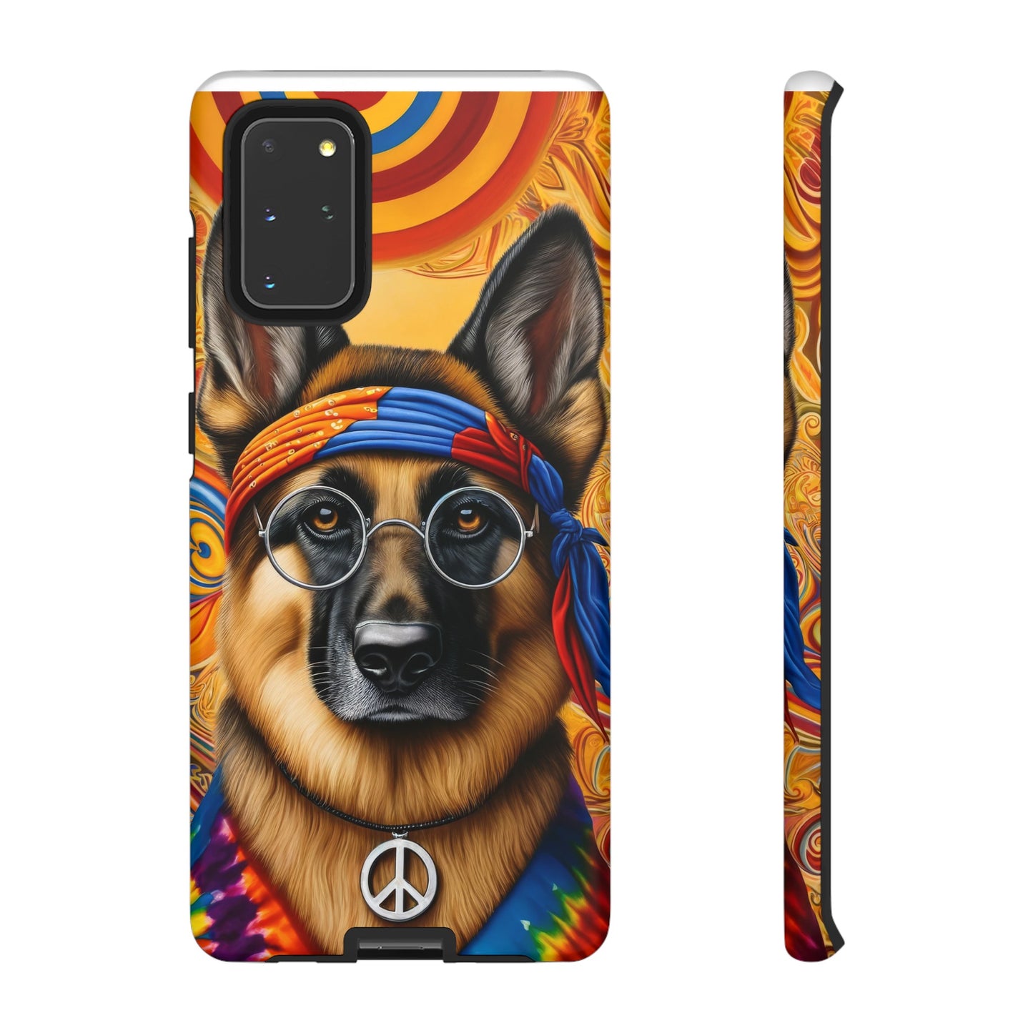 Hippie German Shepherd Tough Phone Case