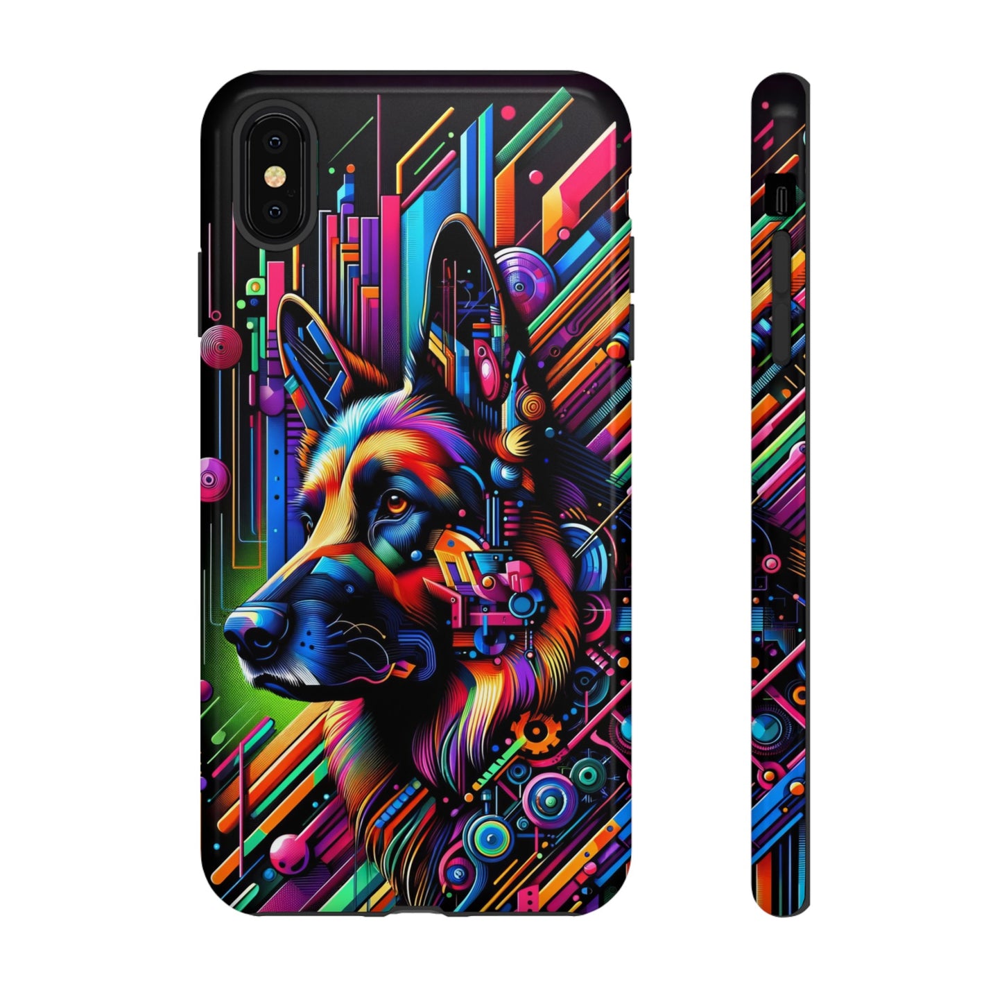 Constructivism and dadaism German Shepherd Phone Case