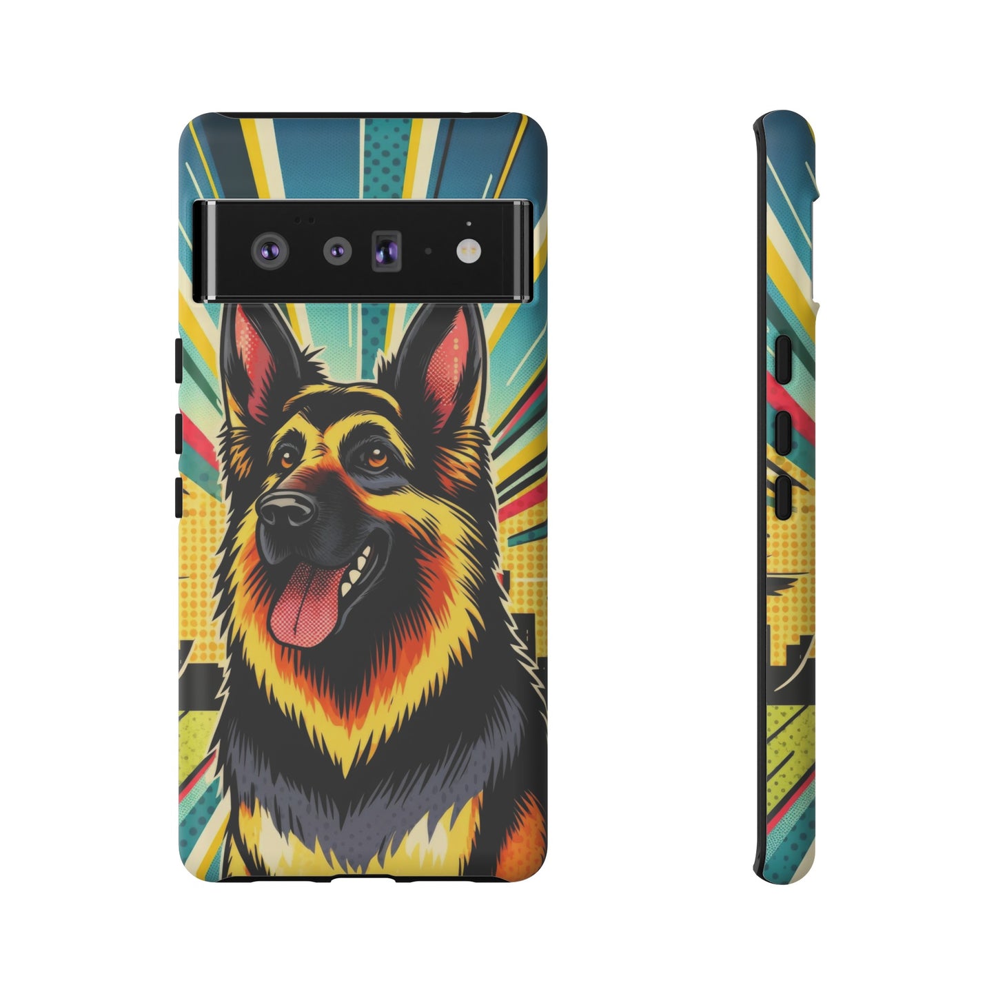 Comic style German Shepherd Phone Case