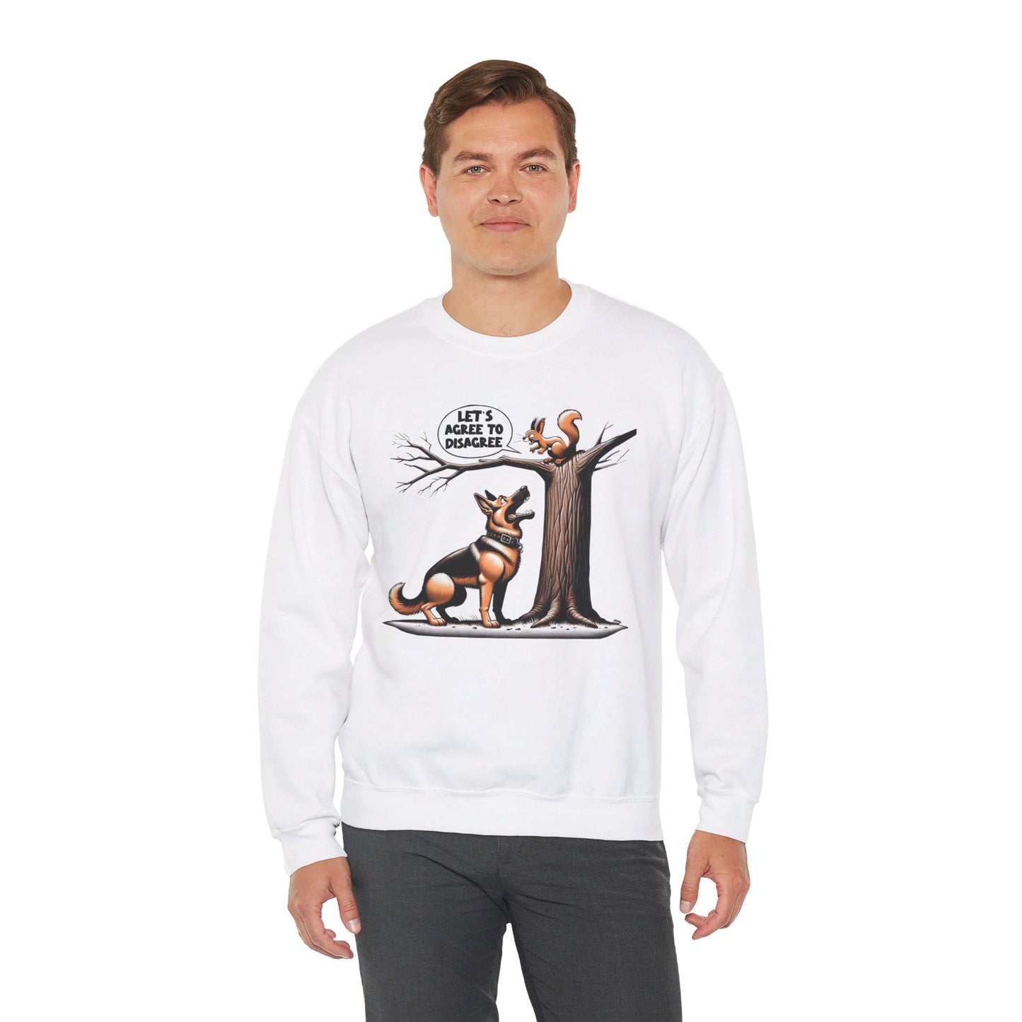 Lets Agree to Disagree Sweatshirt (10 colors) (German Shepherd)