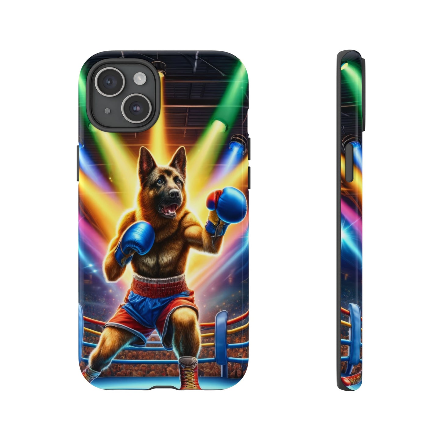 German Shepherd Boxing Phone Case