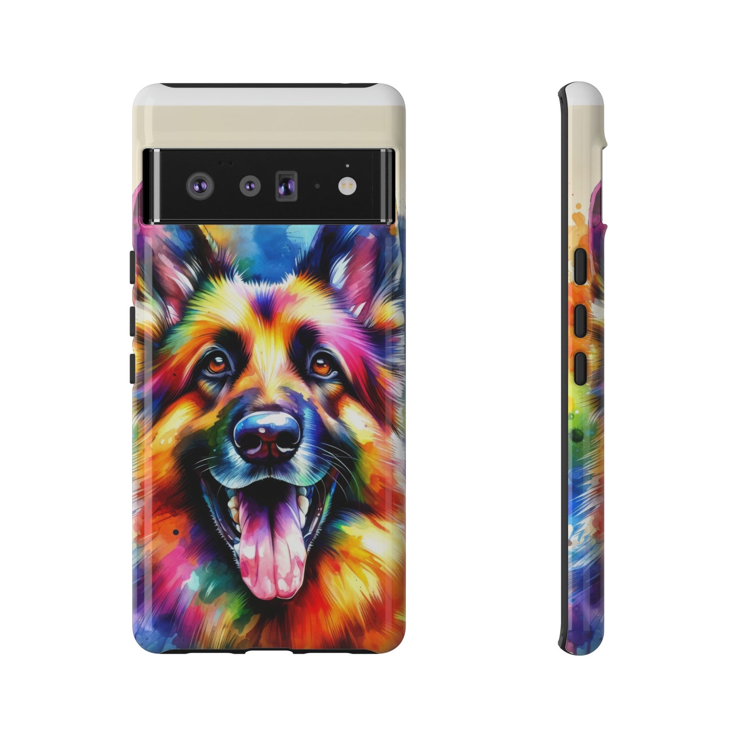 German Shepherd in Watercolor Tough Phone Case