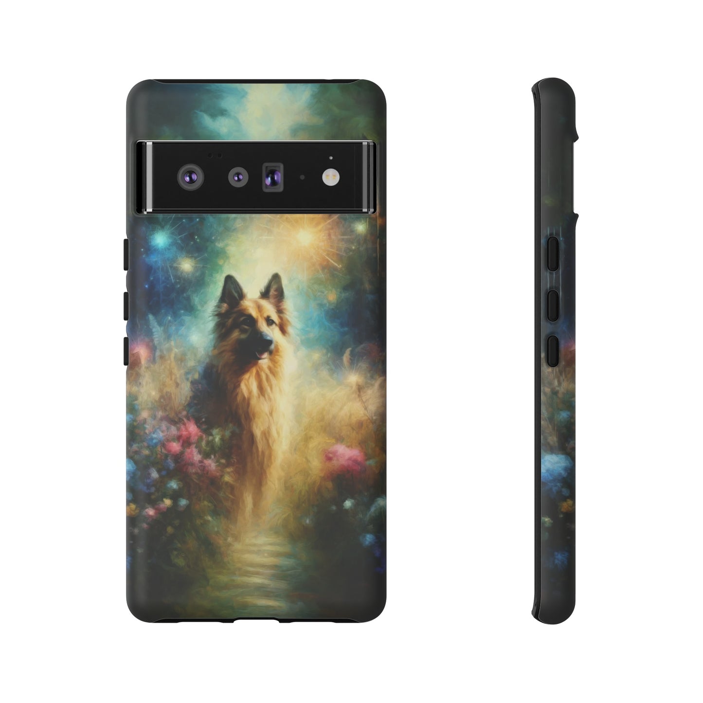 Fairy tale and impressionism German Shepherd Phone Case