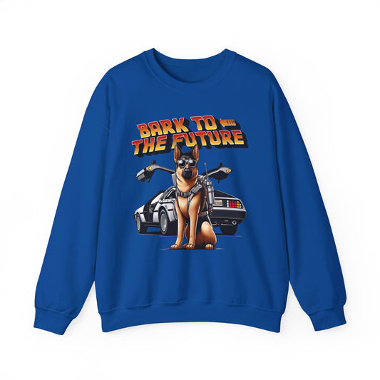 Bark to the Future Sweatshirt (10 colors) (German Shepherd)