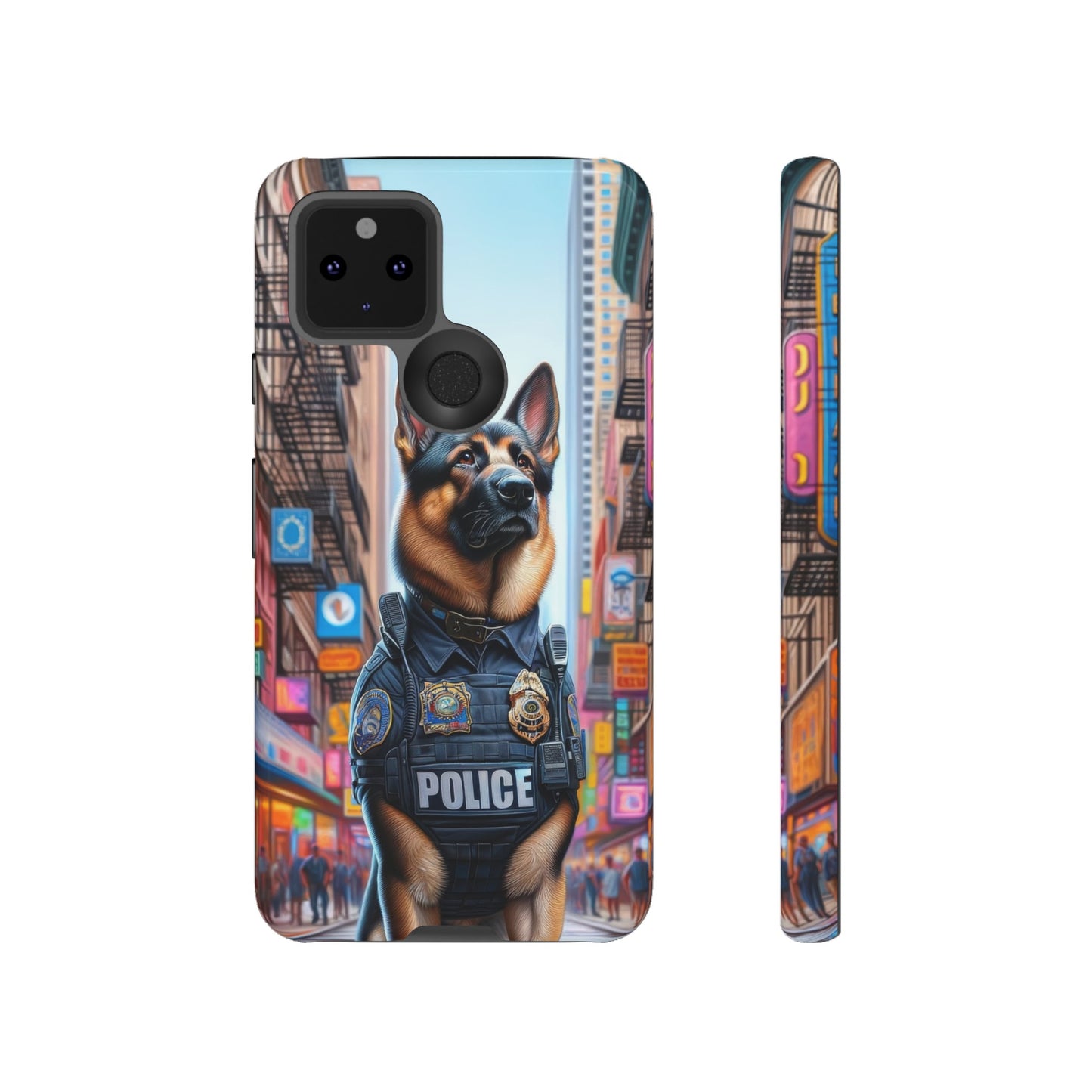 German Shepherd Police Officer Phone Case