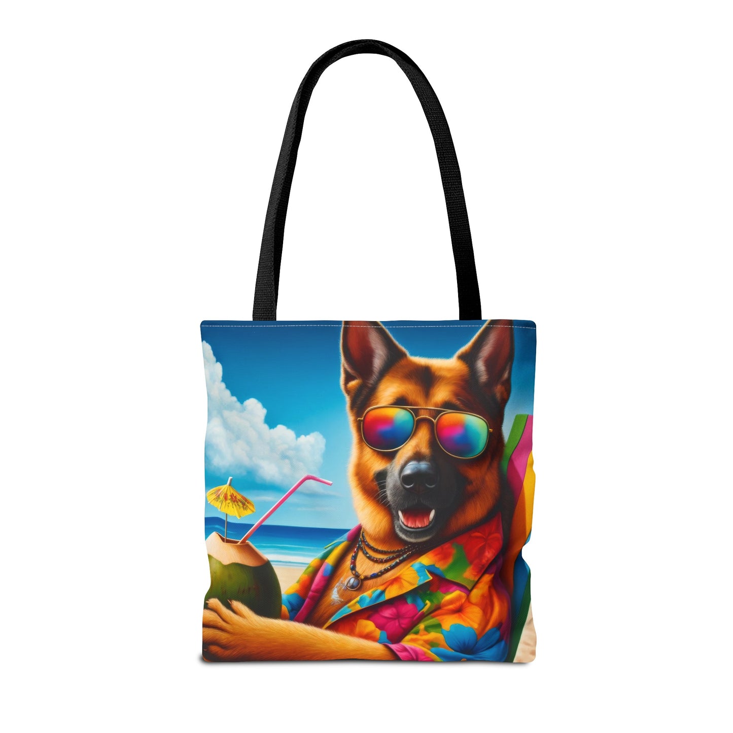 German Shepherd Vacation Tote Bag