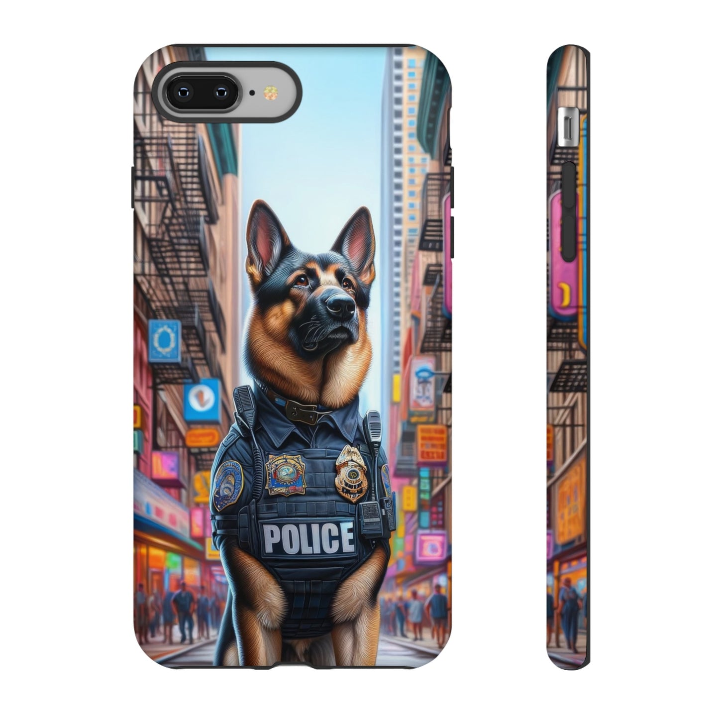 German Shepherd Police Officer Phone Case