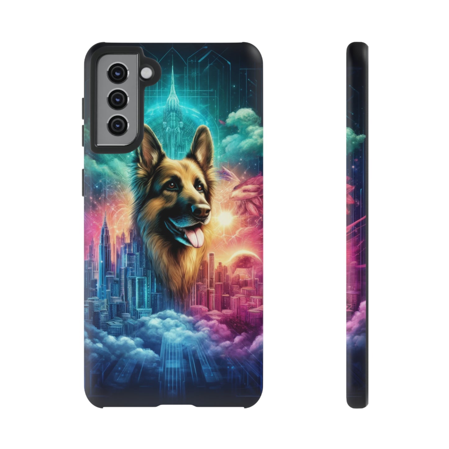 Dreamy fantasy German Shepherd Phone Case