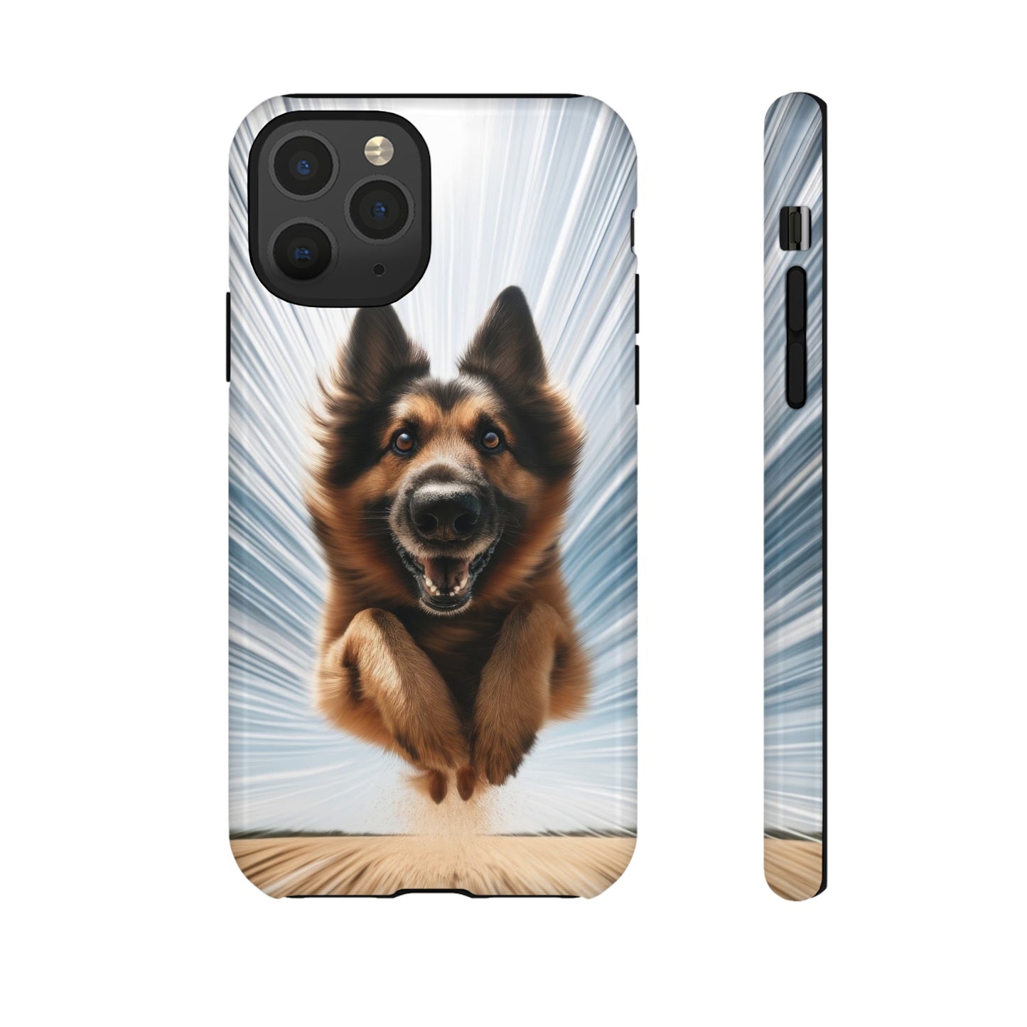 Motion blur German Shepherd Phone Case