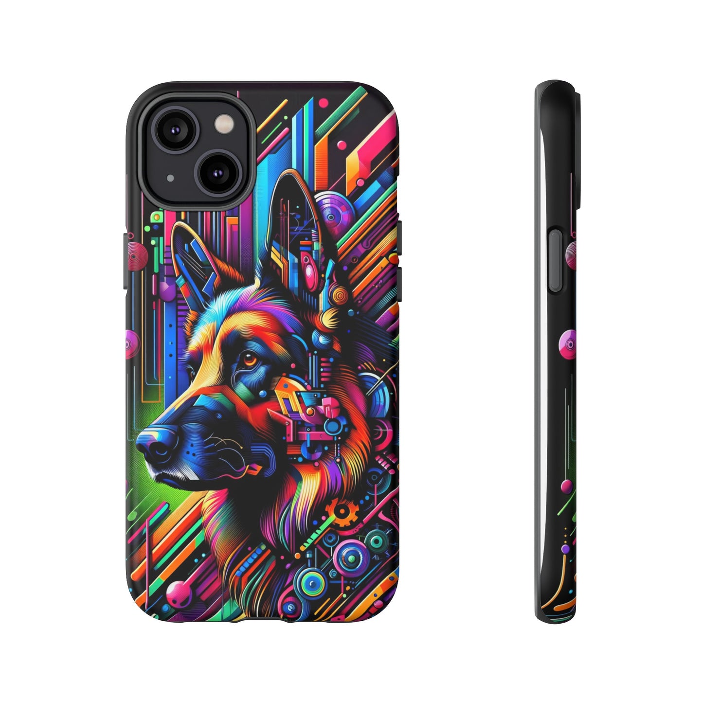 Constructivism and dadaism German Shepherd Phone Case