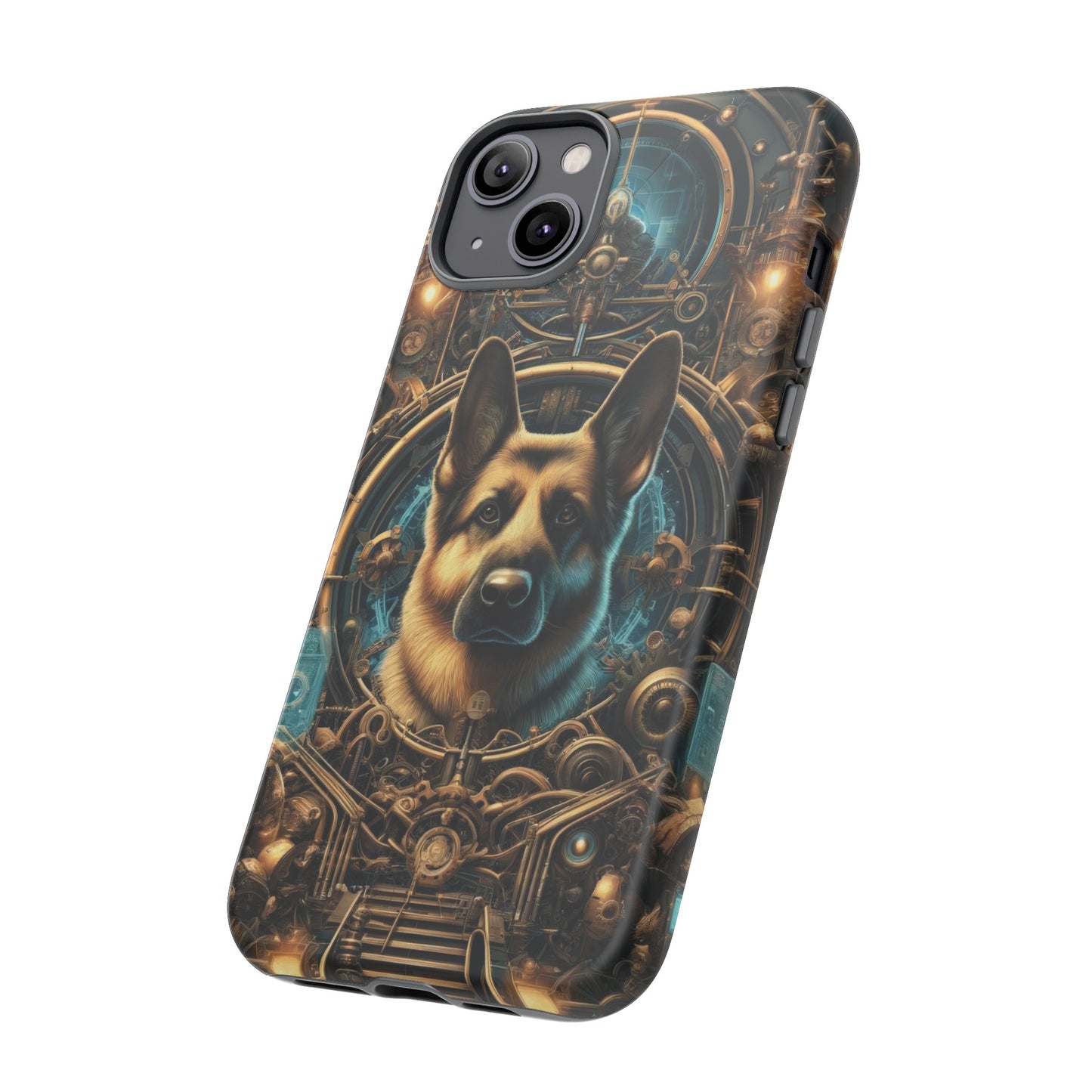 Steampunk Fantasy V2 German Shepherd Phone Case