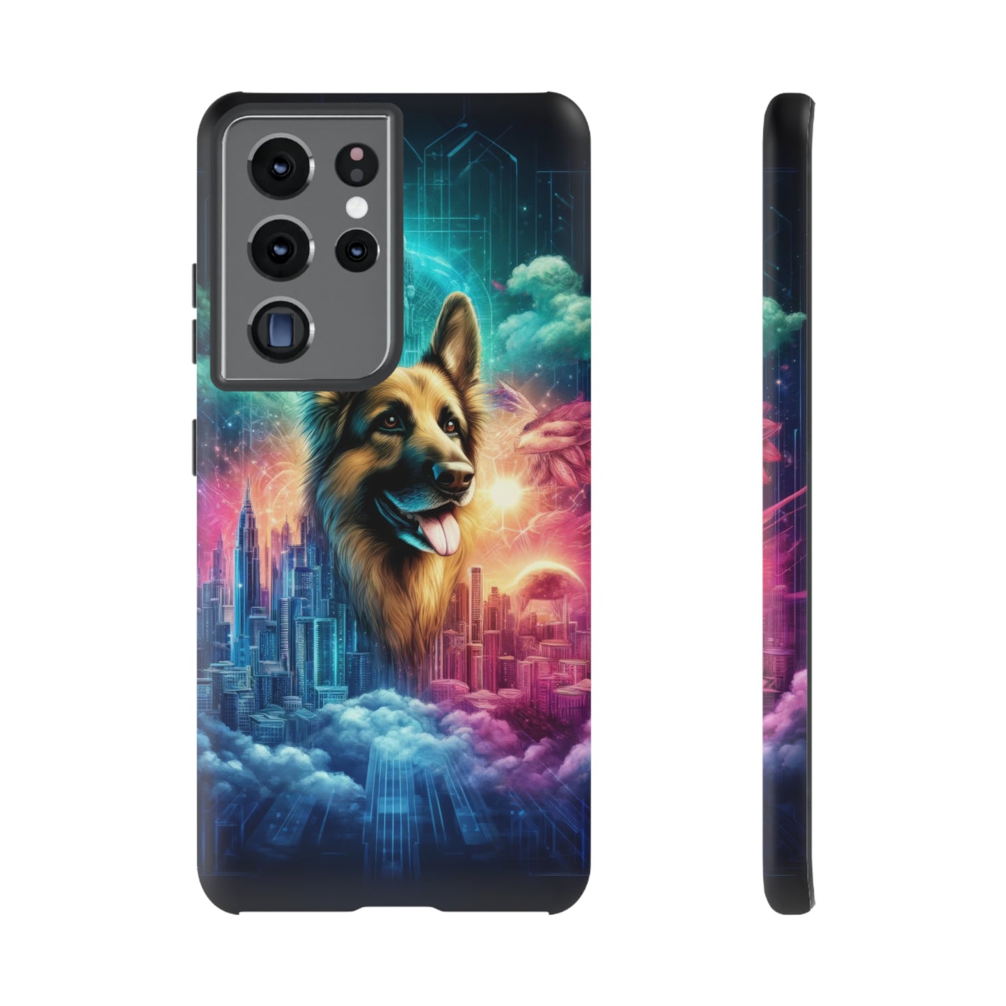 Dreamy fantasy German Shepherd Phone Case