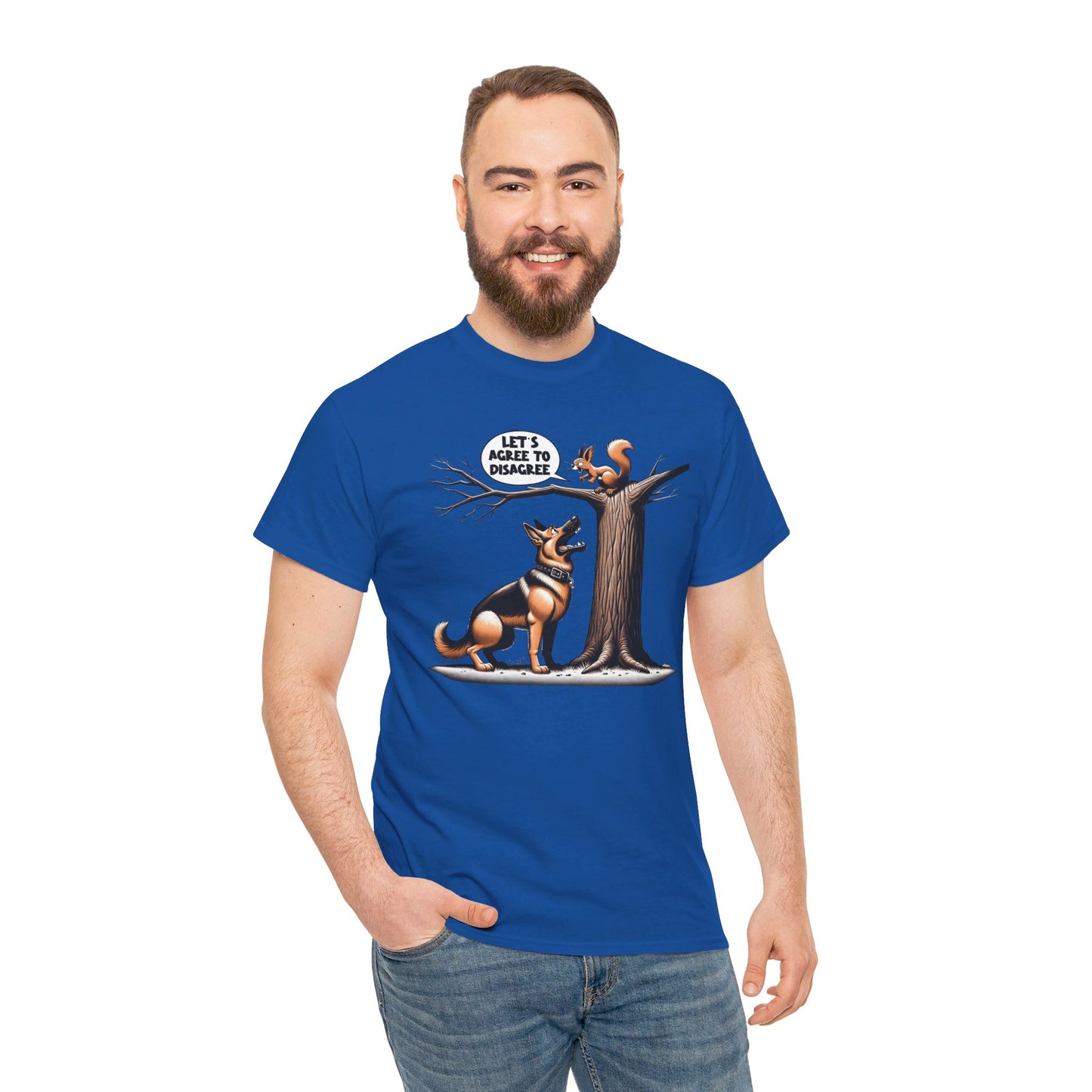 Lets Agree to Disagree T-Shirt (13 colors) (German Shepherd)