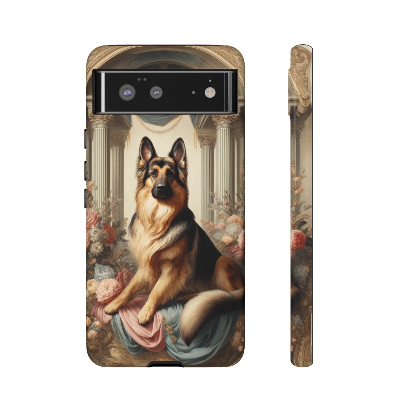 Neo-classical German Shepherd Phone Case