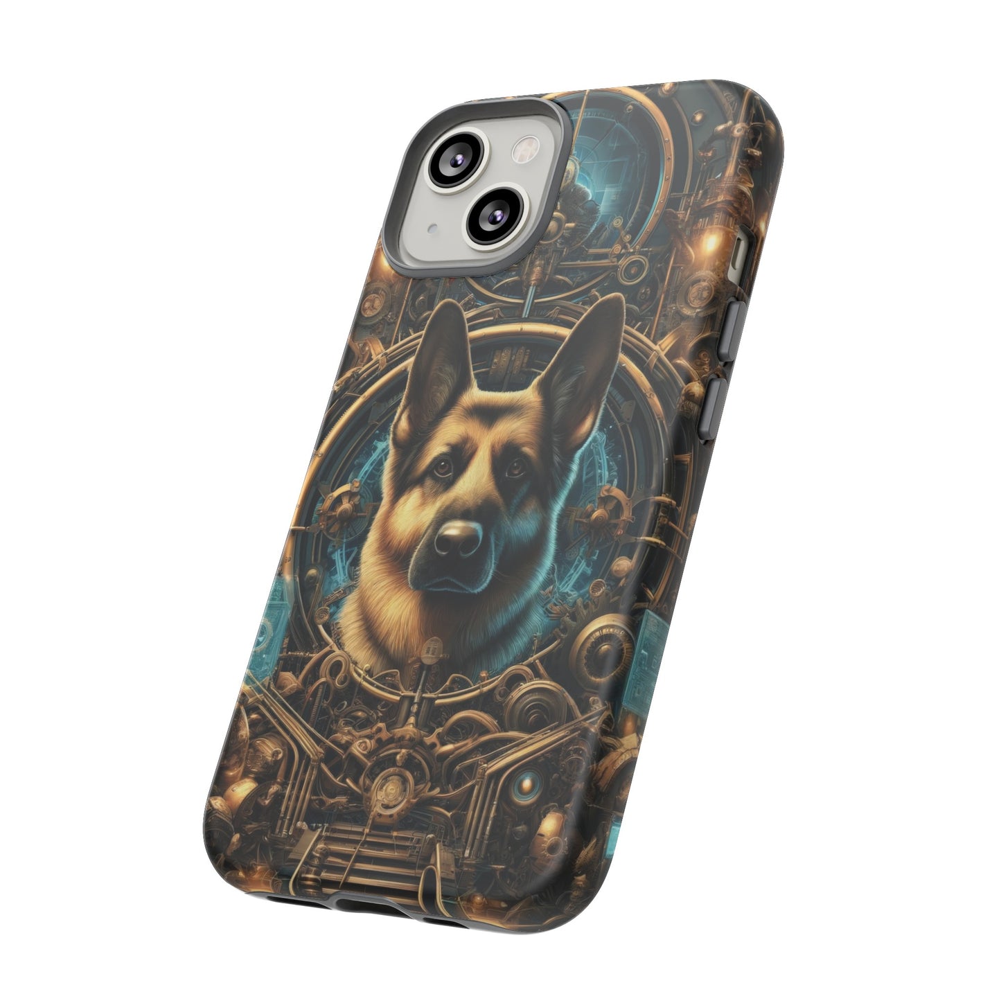 Steampunk Fantasy V2 German Shepherd Phone Case