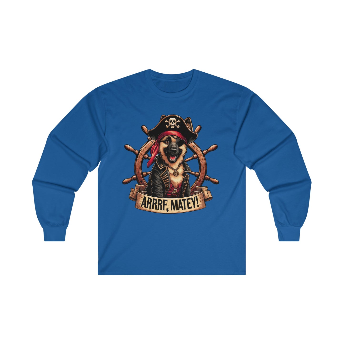 ARRRF, Matey Long Sleeve Shirt (20 colors) (German Shepherd)