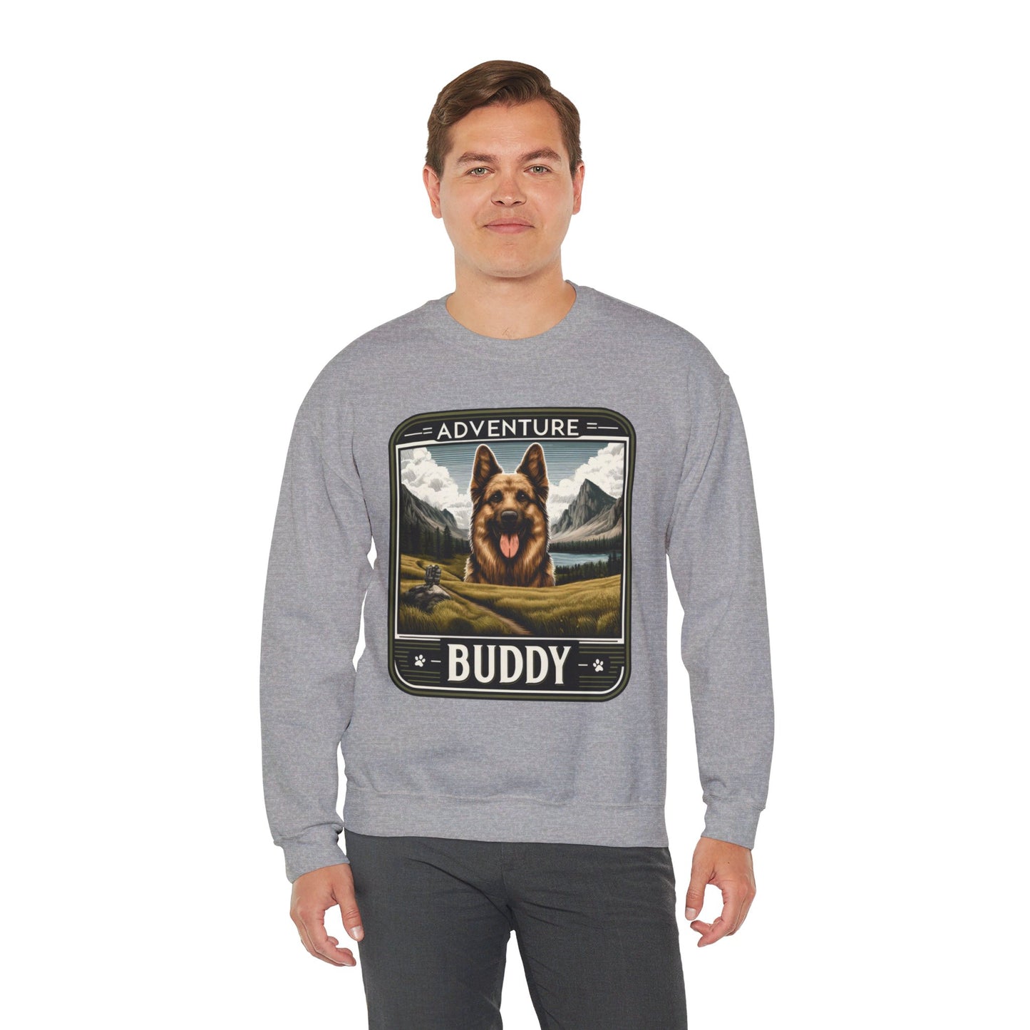 Adventure Buddy Sweatshirt (10 colors) (German Shepherd)