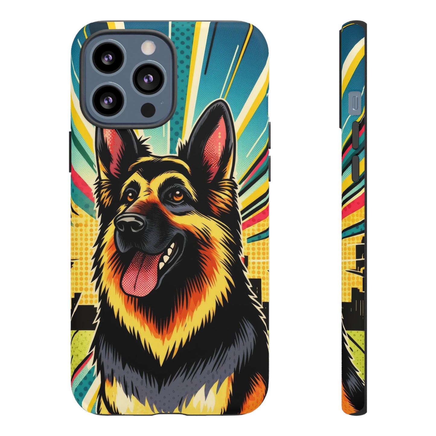 Comic style German Shepherd Phone Case