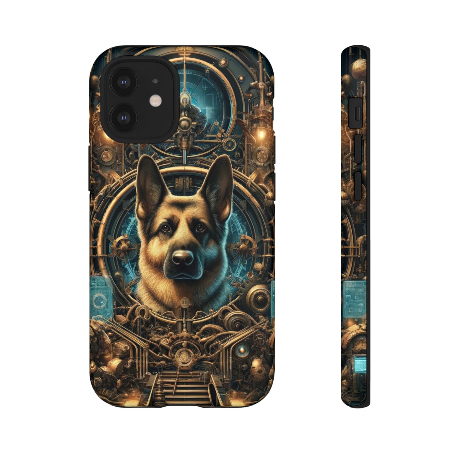 Steampunk Fantasy V2 German Shepherd Phone Case